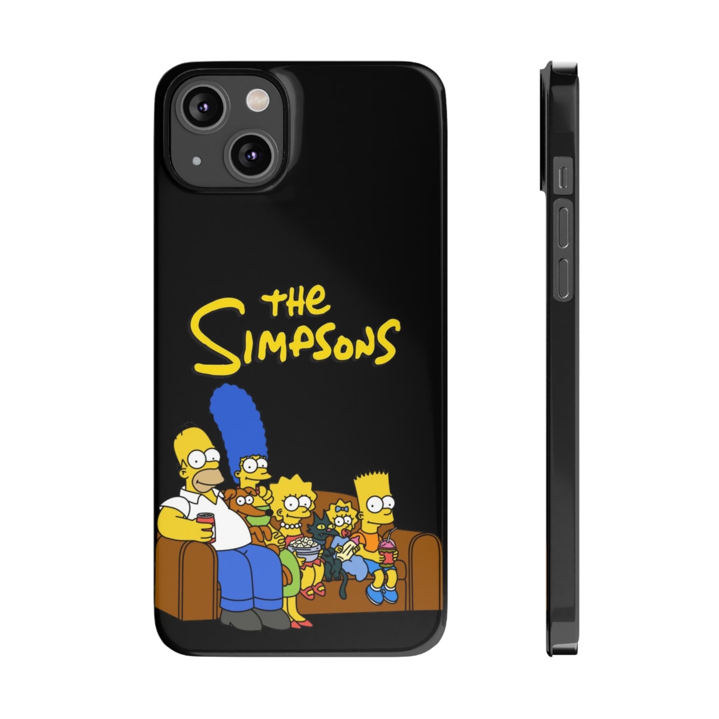 Springfield on Your Phone: The Simpsons iPhone 15, 14, 13, 12, 11 Cases