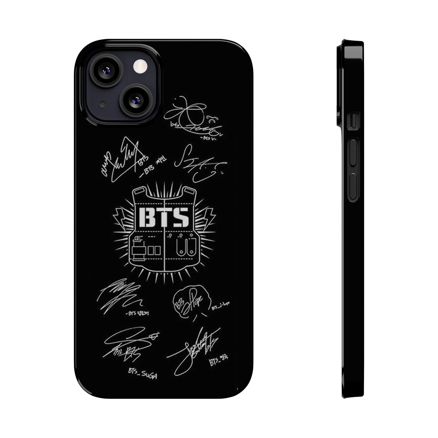BTS Signature IPhone 15, 14, 13, 12 Cases