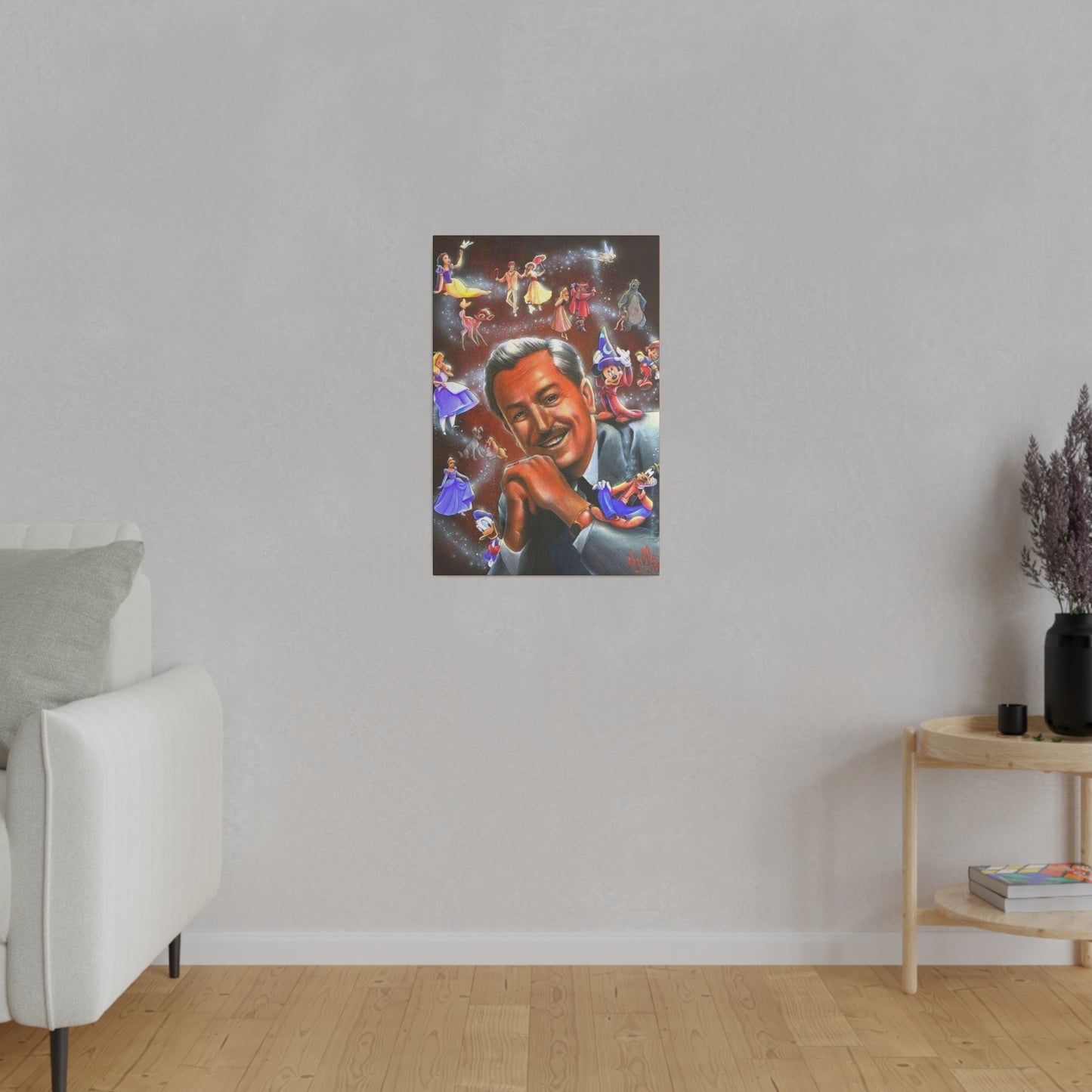 Walt Disney And His Magical World - Canvas