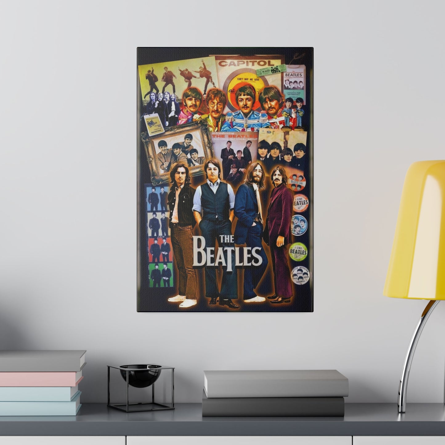 The Beatles: A Compilation of Many Years Canvas