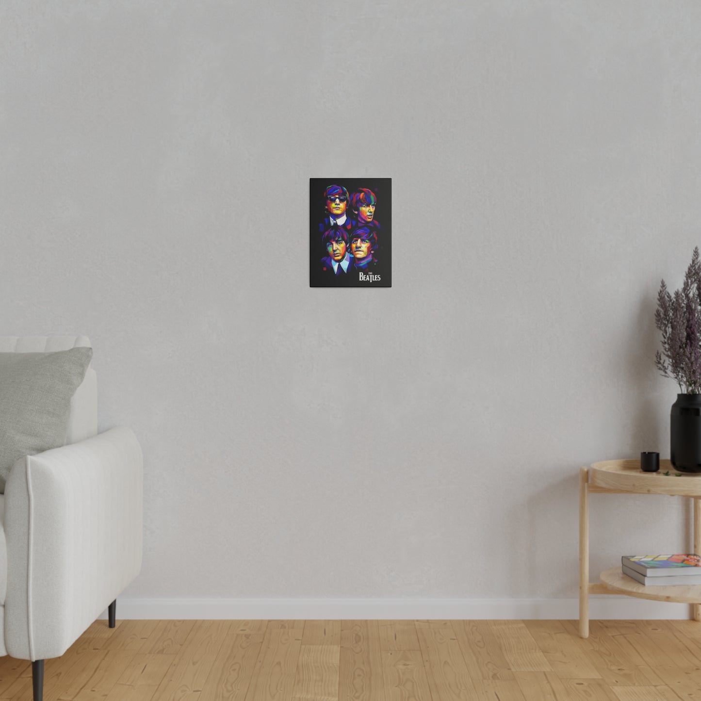 The Beatles Black Portret - Canvas