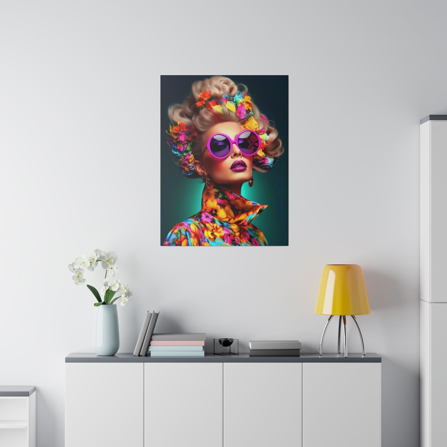 Vibrant Women: Colorful Art Style - Canvas