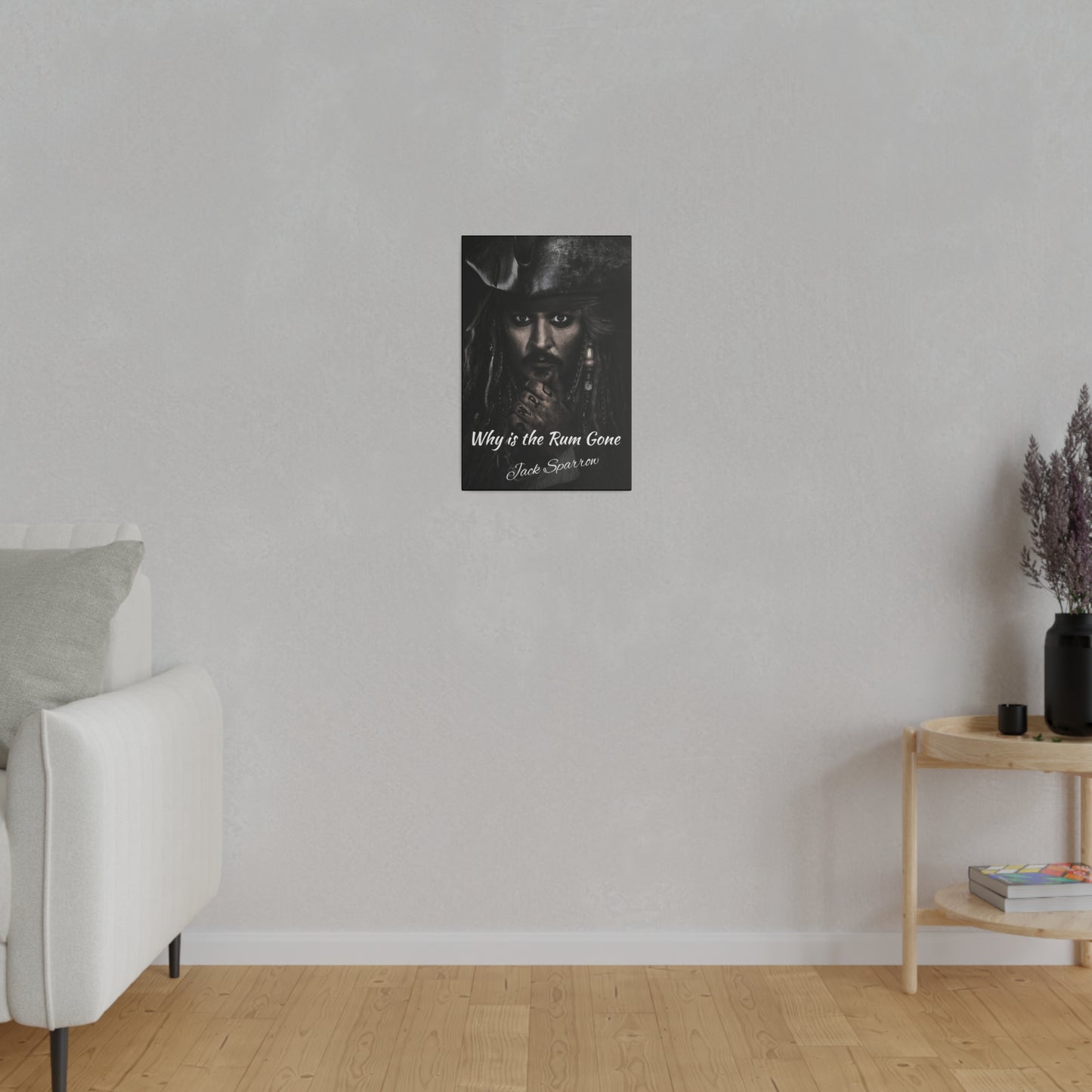 Captain Jack Sparrow - Why is the Rum Gone Canvas