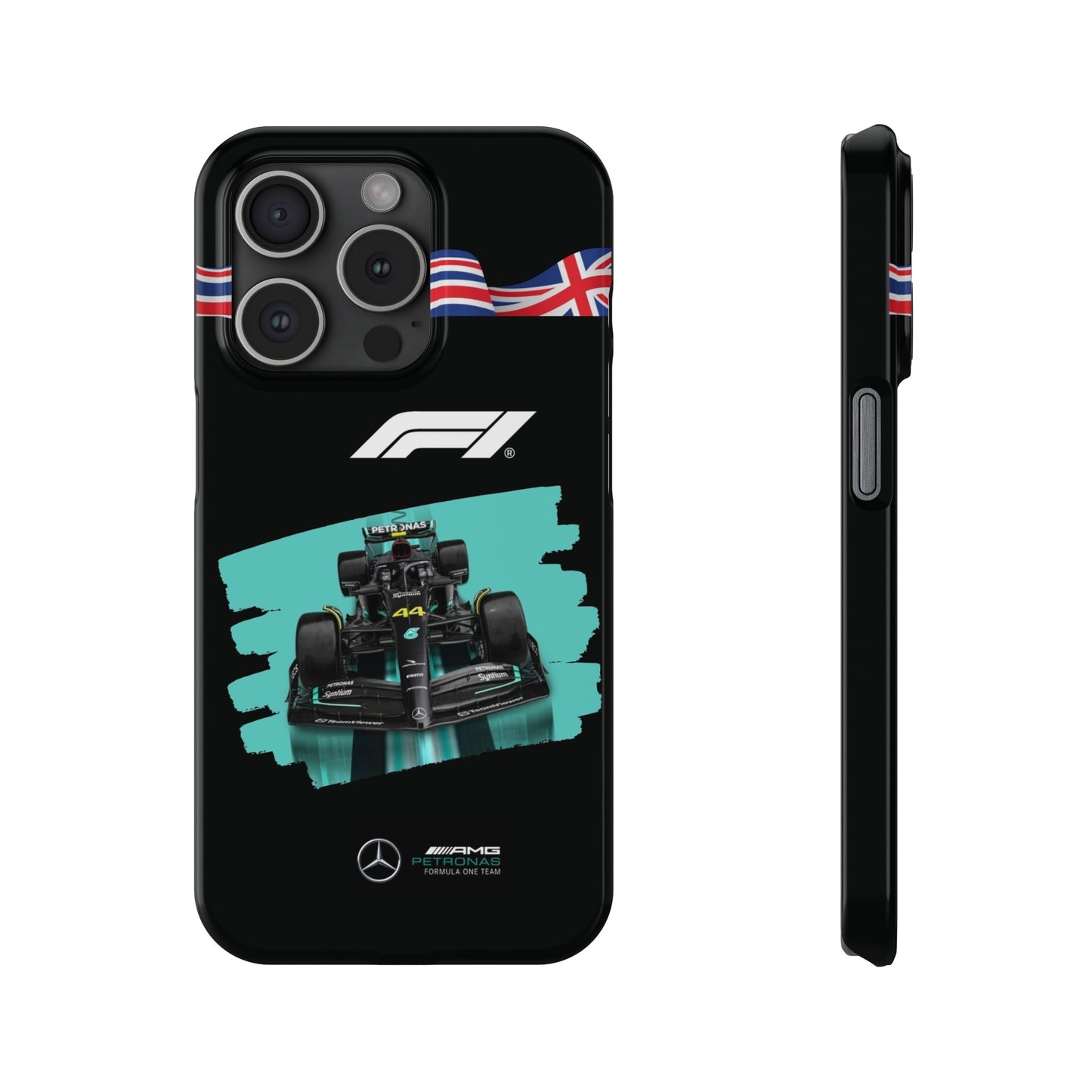F1 Mercedes Black Edition Iphone Cases