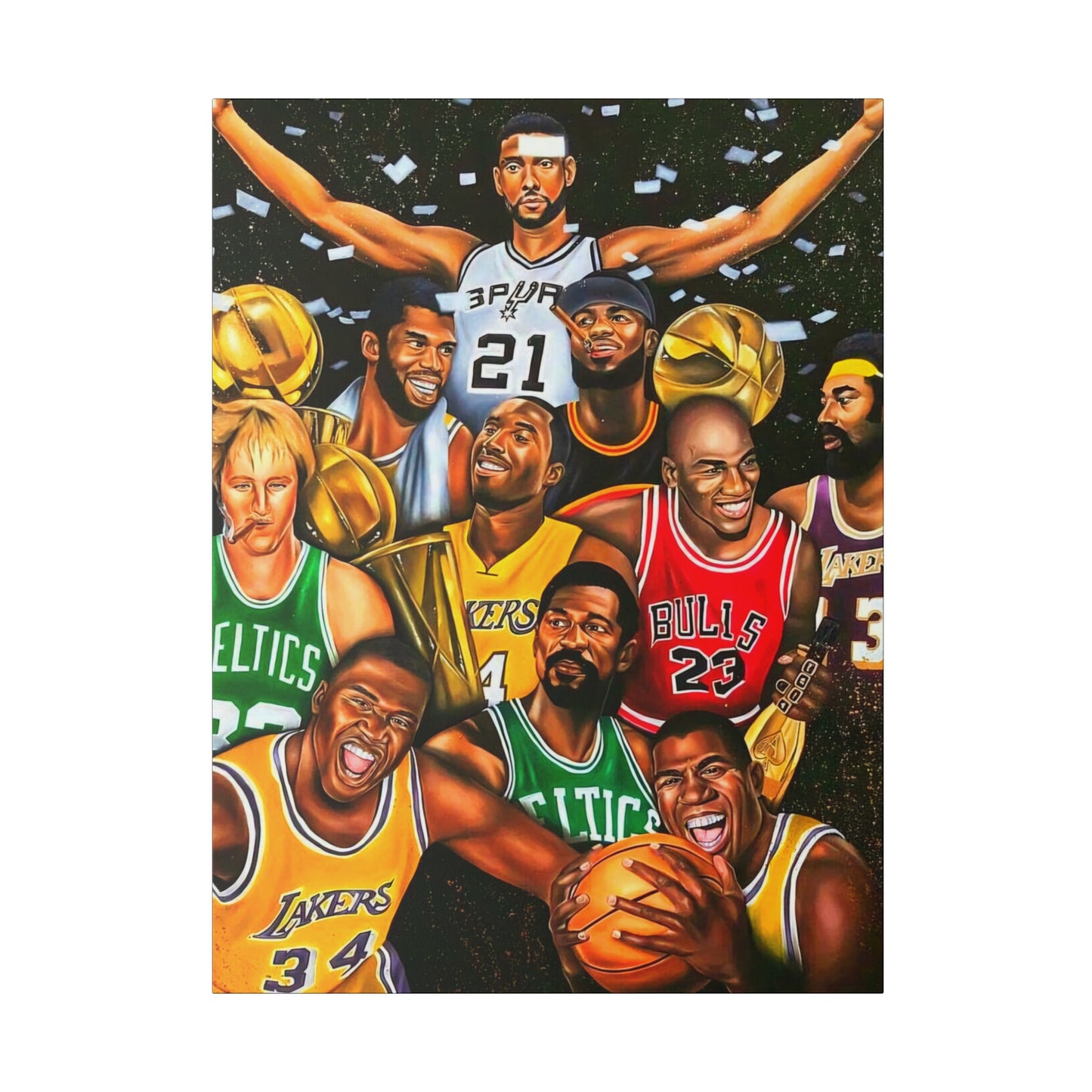 The Best NBA Players all Time - Canvas