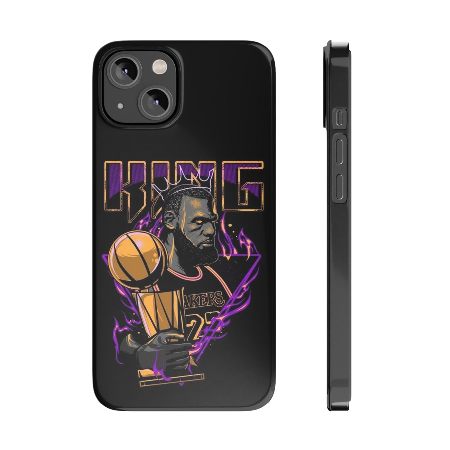 LeBron James is The King Iphone 15, 14, 13, 12, 11 Cases