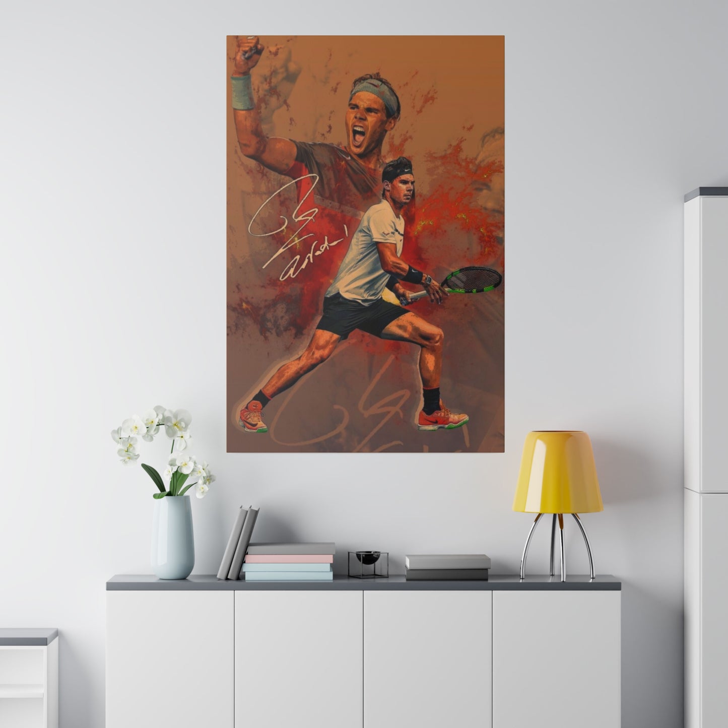 Tennis Legend Nadal: Game, Set and Match Canvas