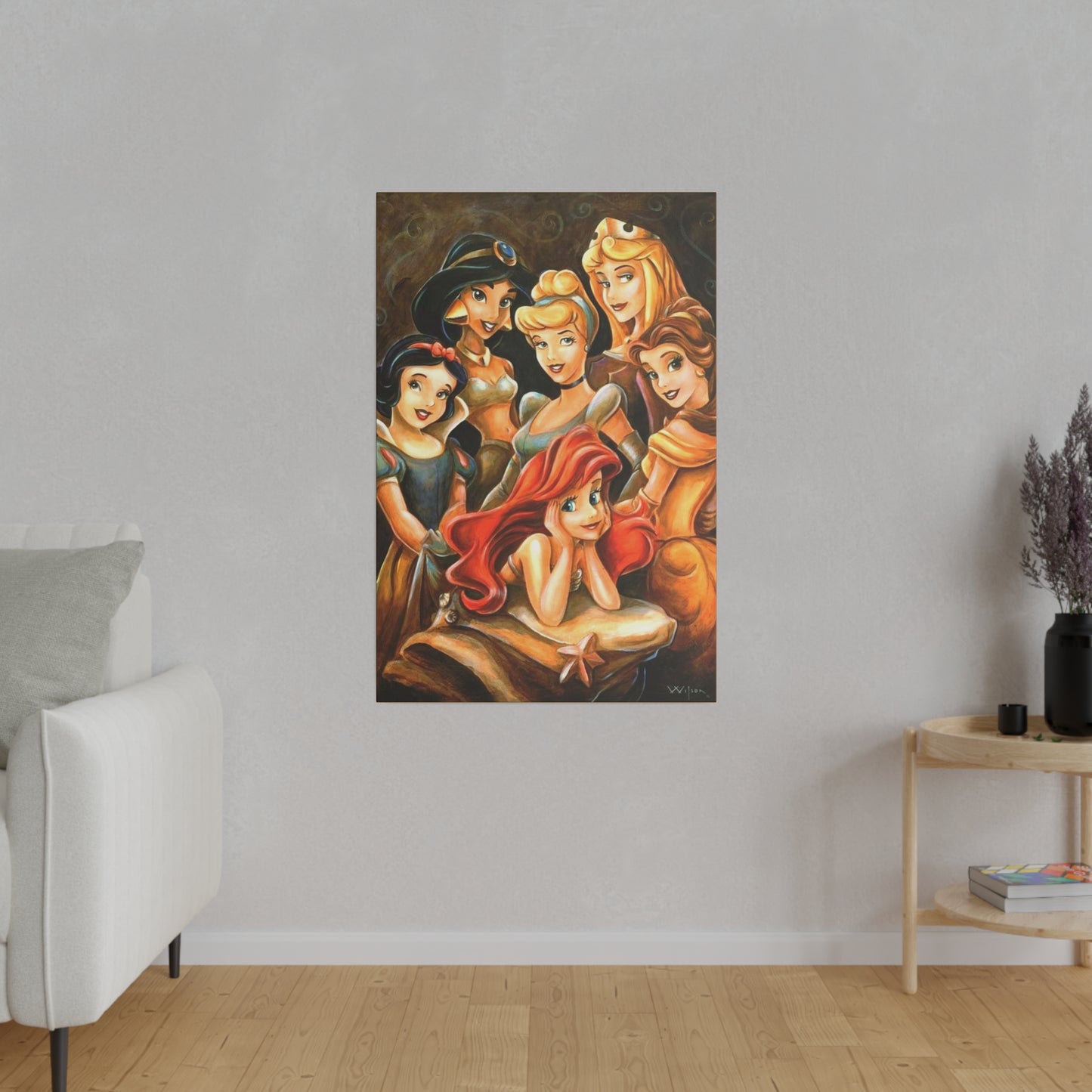 Ladies of Walt Disney: Enchanting Princesses Collection - Canvas