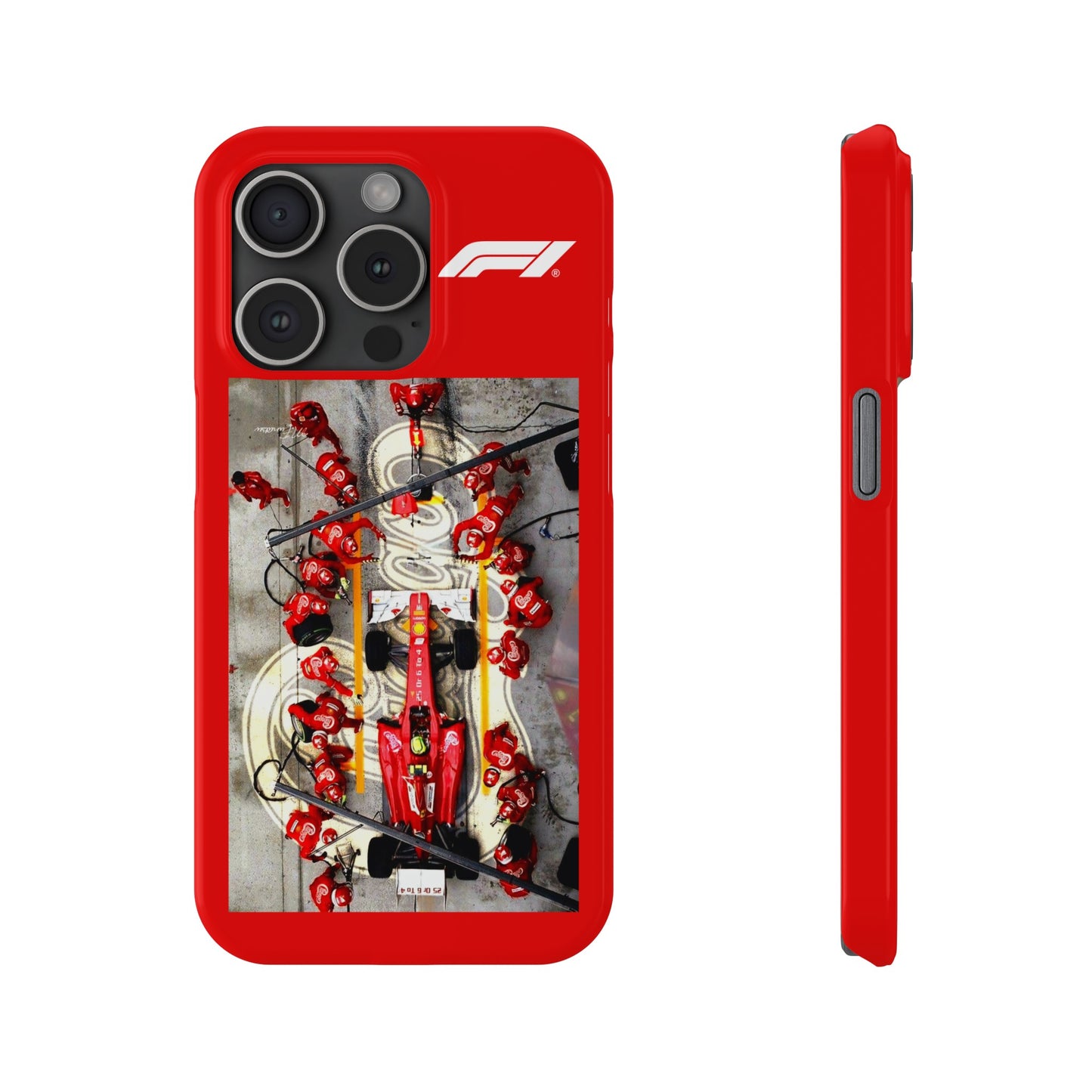 F1 Ferrari Pitstop Iphone Cases