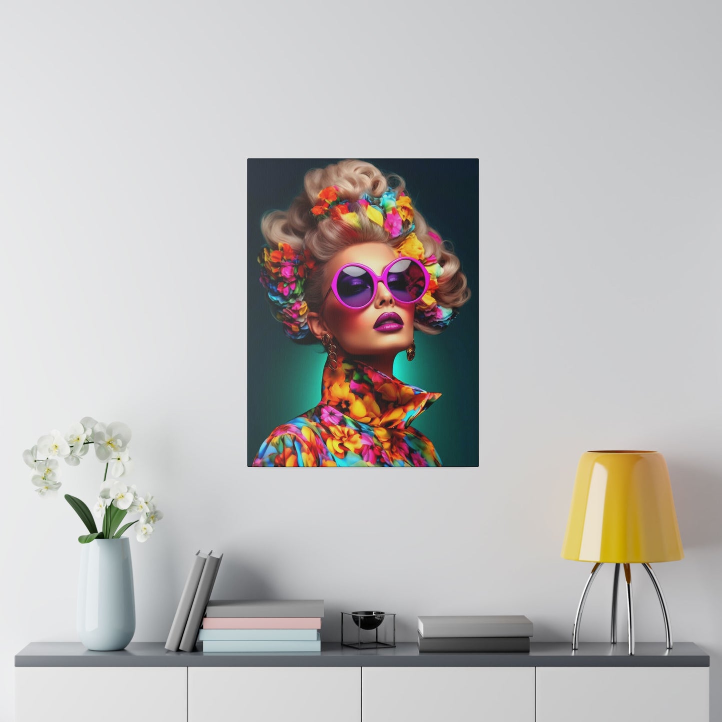 Vibrant Women: Colorful Art Style - Canvas