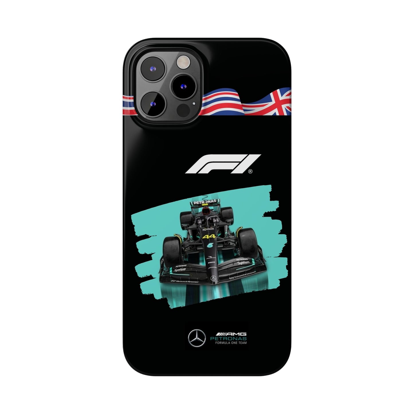 F1 Mercedes Black Edition Iphone Cases