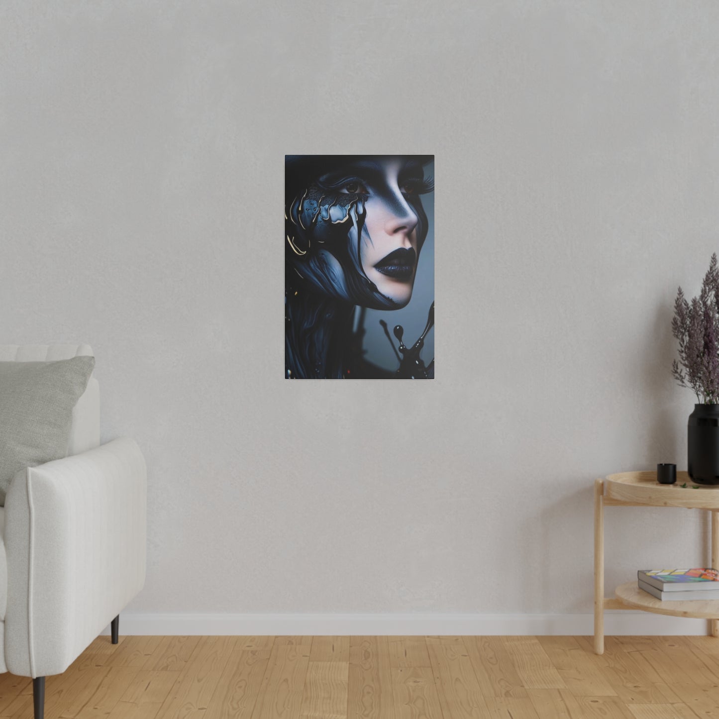 Woman of Light, Painted in Shadows - Canvas