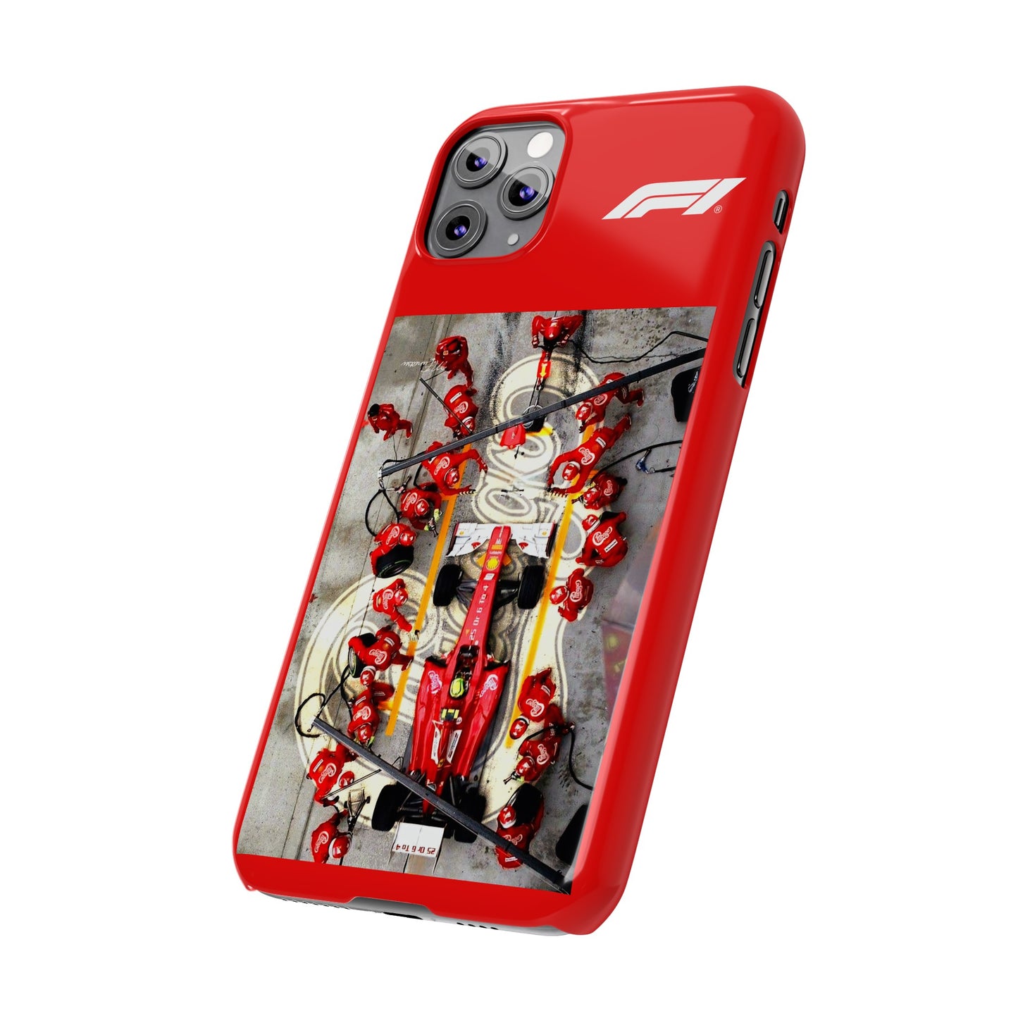 F1 Ferrari Pitstop Iphone Cases