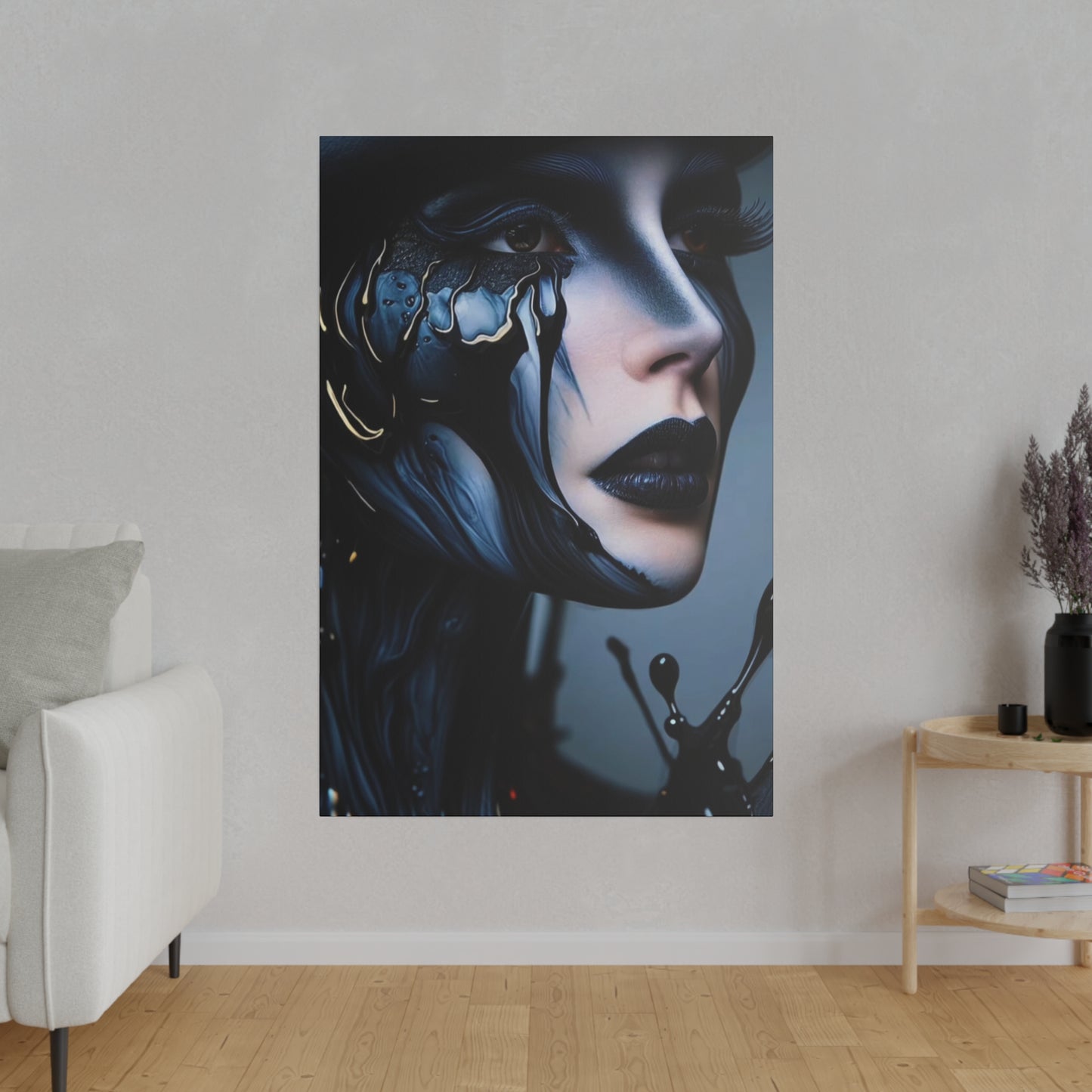 Woman of Light, Painted in Shadows - Canvas