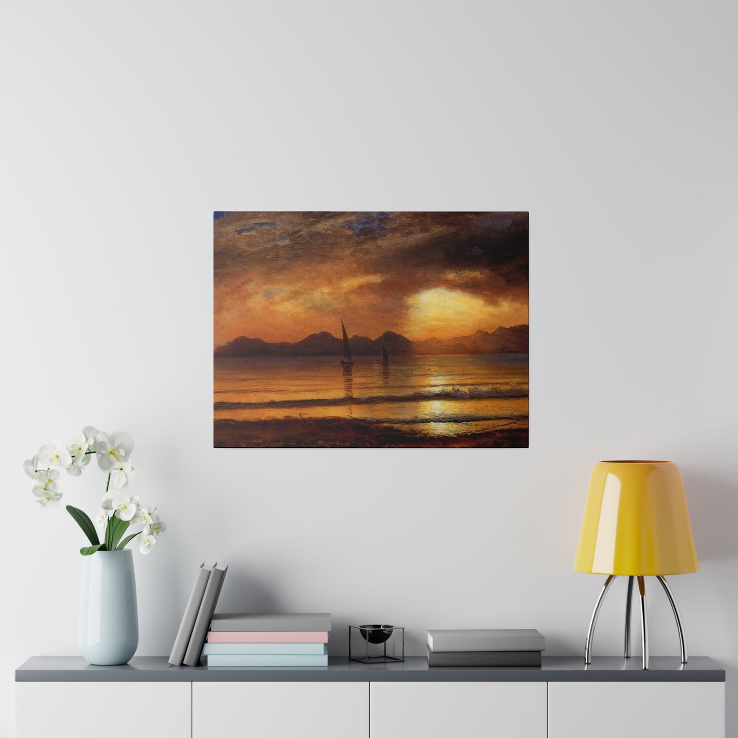 Sailing Into The Sunset - Canvas