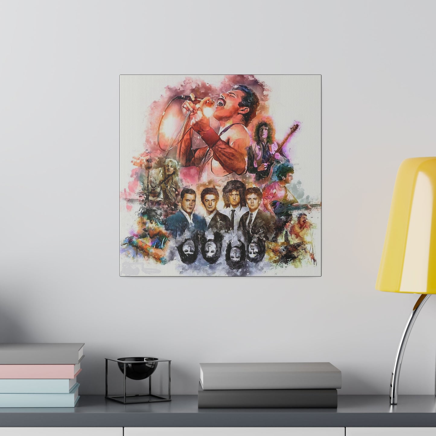 Queen: Compilation of Iconic Moments" Canvas Oil Painting