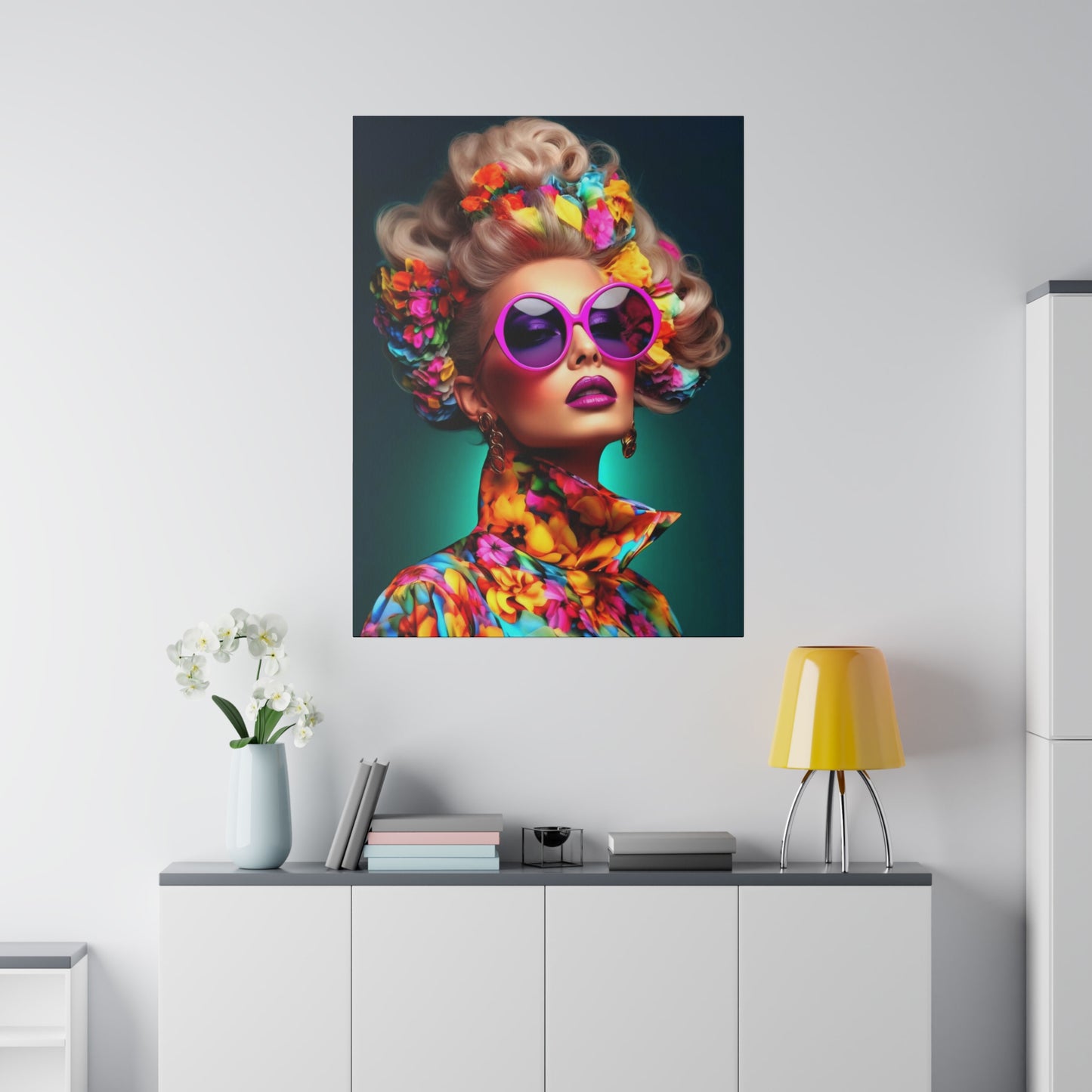 Vibrant Women: Colorful Art Style - Canvas