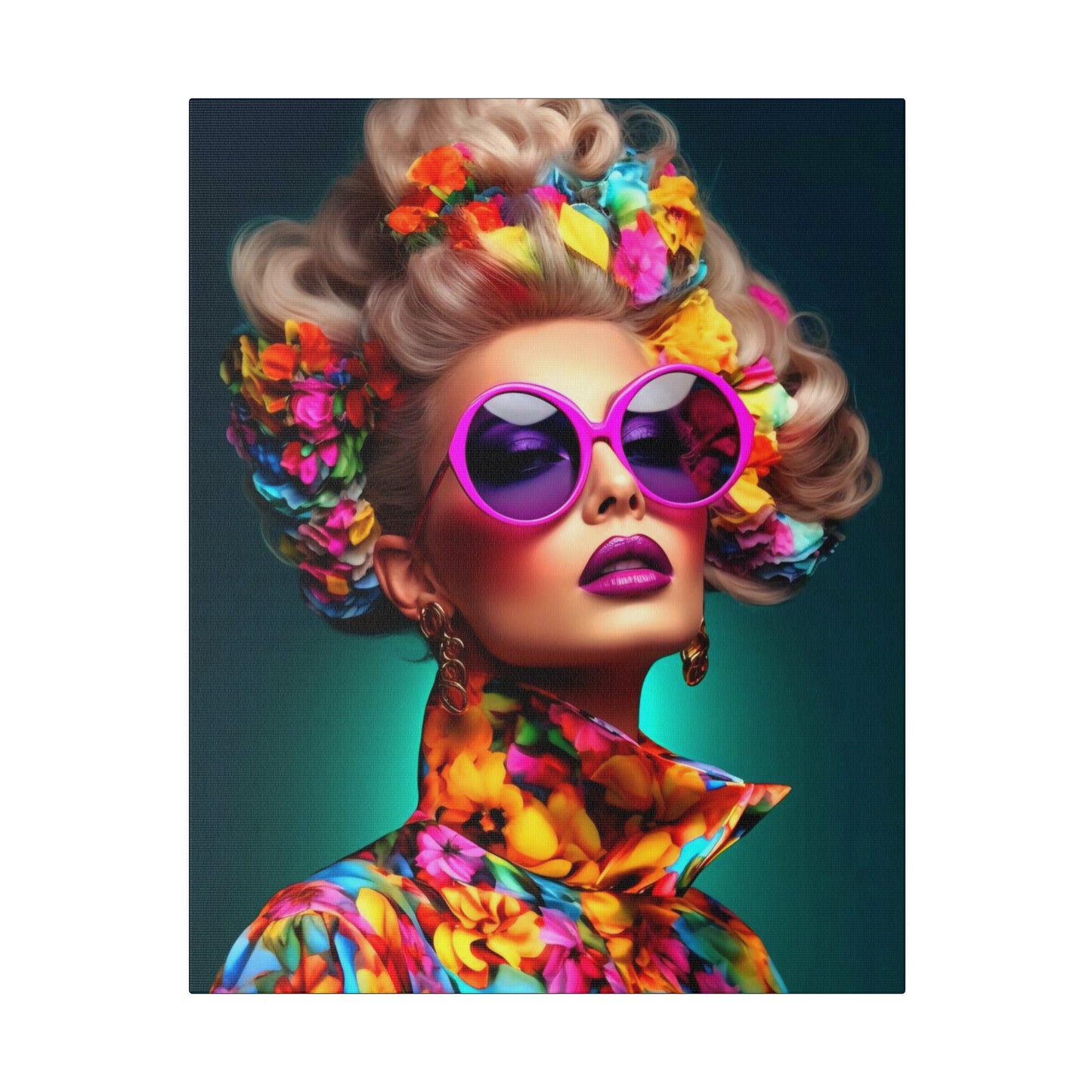 Vibrant Women: Colorful Art Style - Canvas