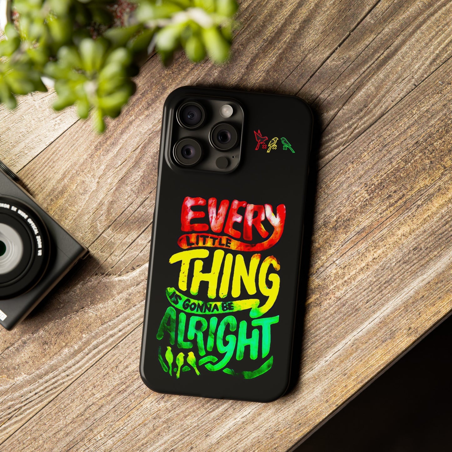 3 Little Birds - Bob Marley iPhone Cover: Peace and Protection