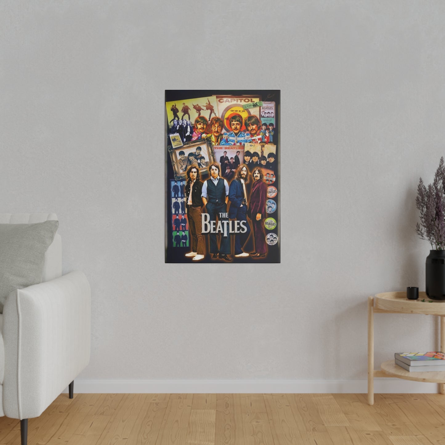The Beatles: A Compilation of Many Years Canvas