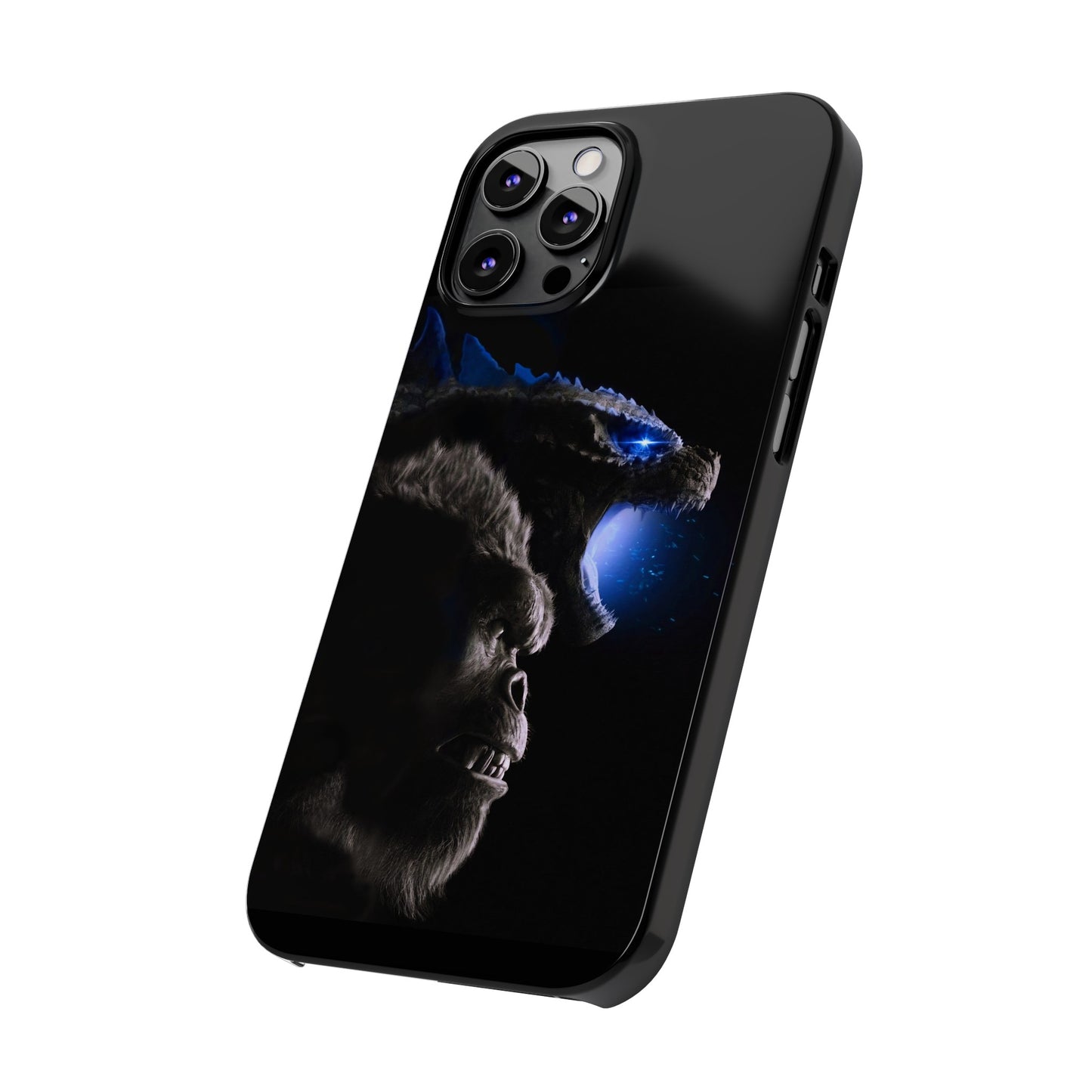 Godzilla x Kong New Age iPhone Cases: Unleash the Titans (Blue Edition)