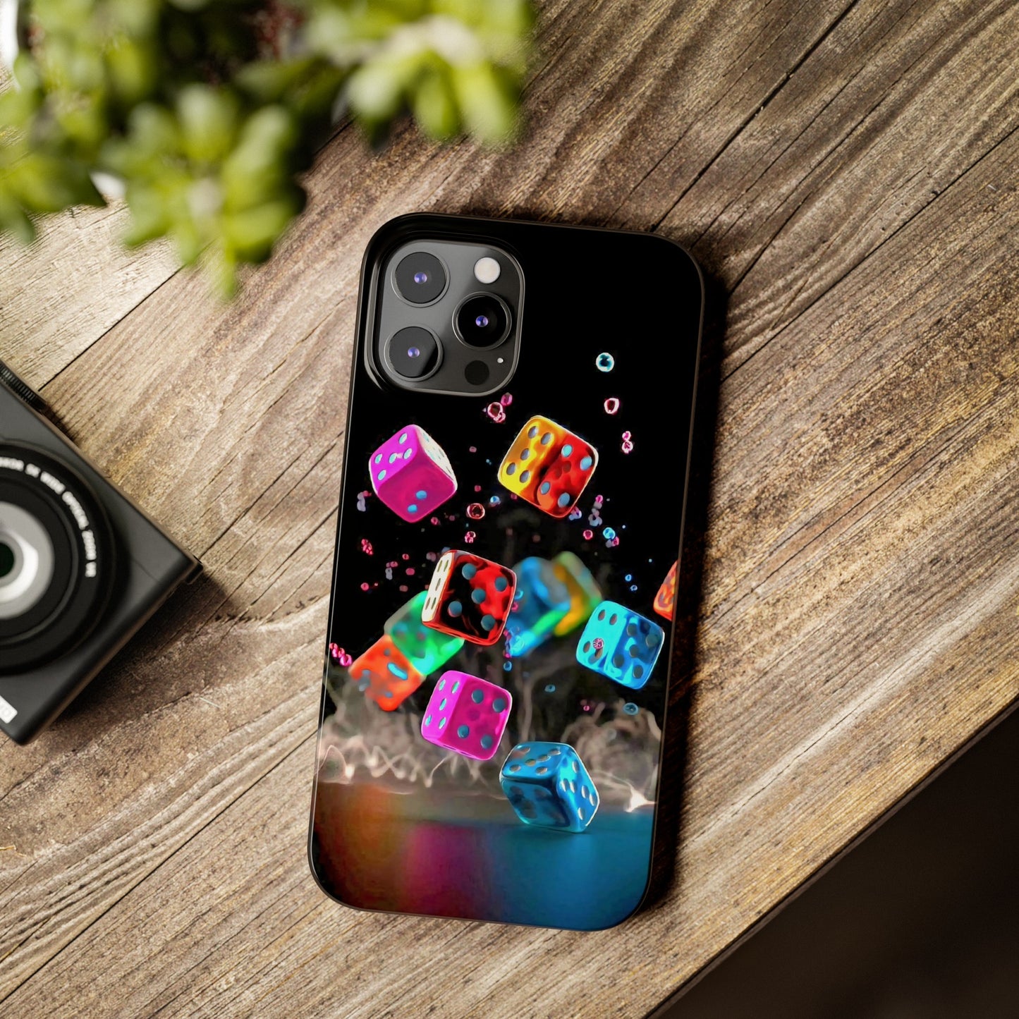 Falling Colorful Cubes, Iphone 15, 14, 13, 12 Cases