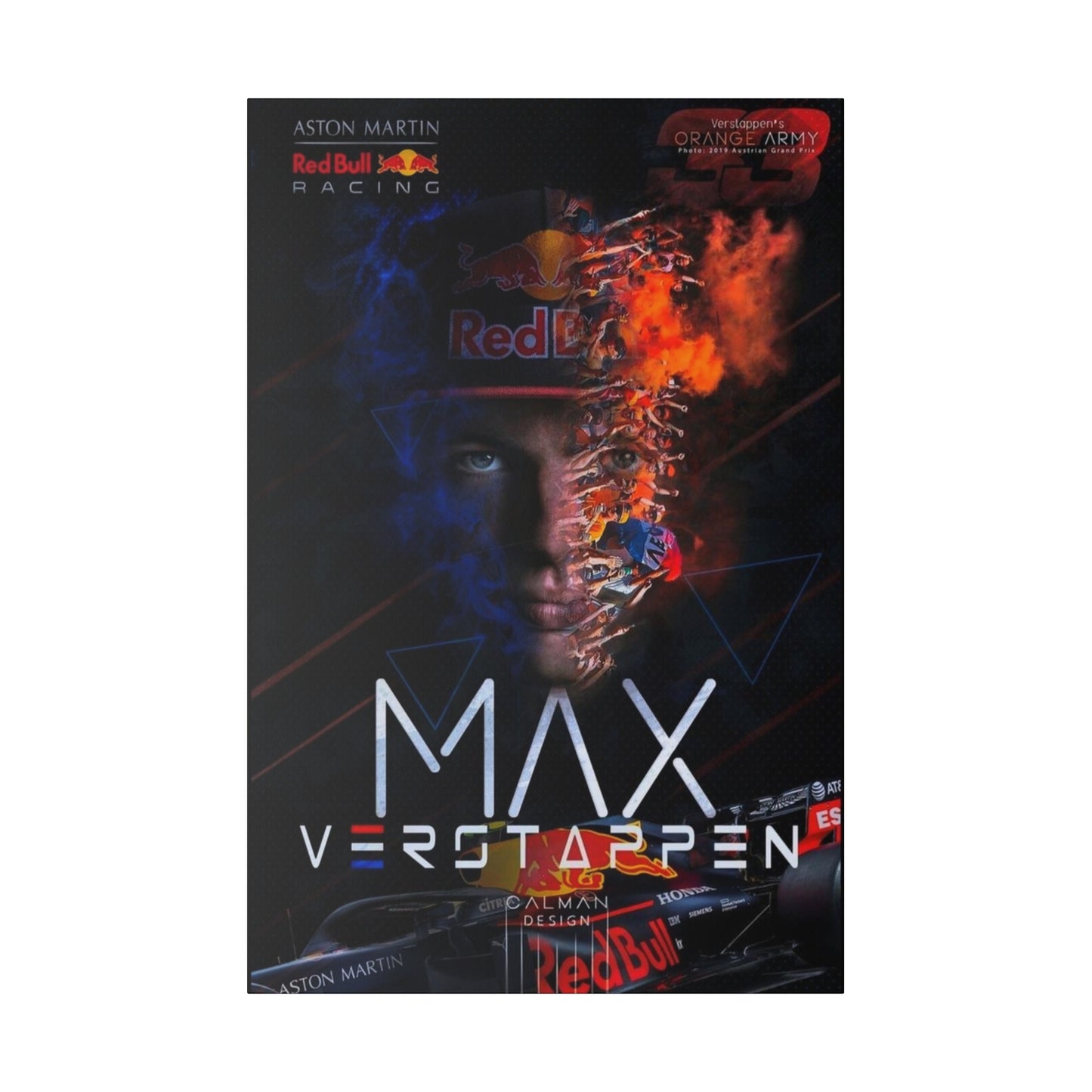 Max verstappen - Orange Army Edition - Canvas