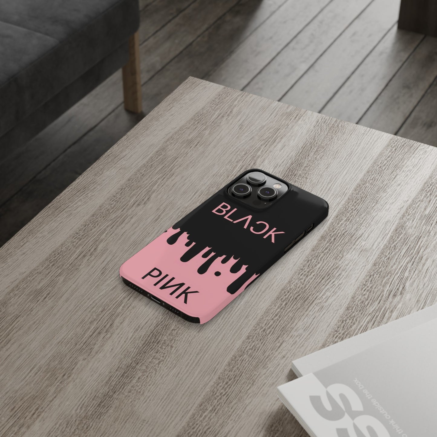 Black Pink Color Edition Iphone 15, 14, 13, 12 Cases