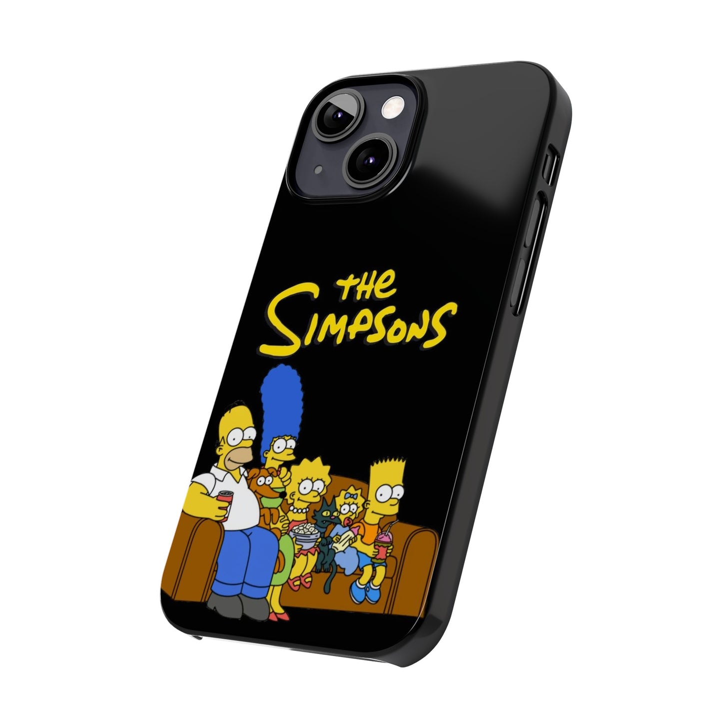 Springfield on Your Phone: The Simpsons iPhone 15, 14, 13, 12, 11 Cases