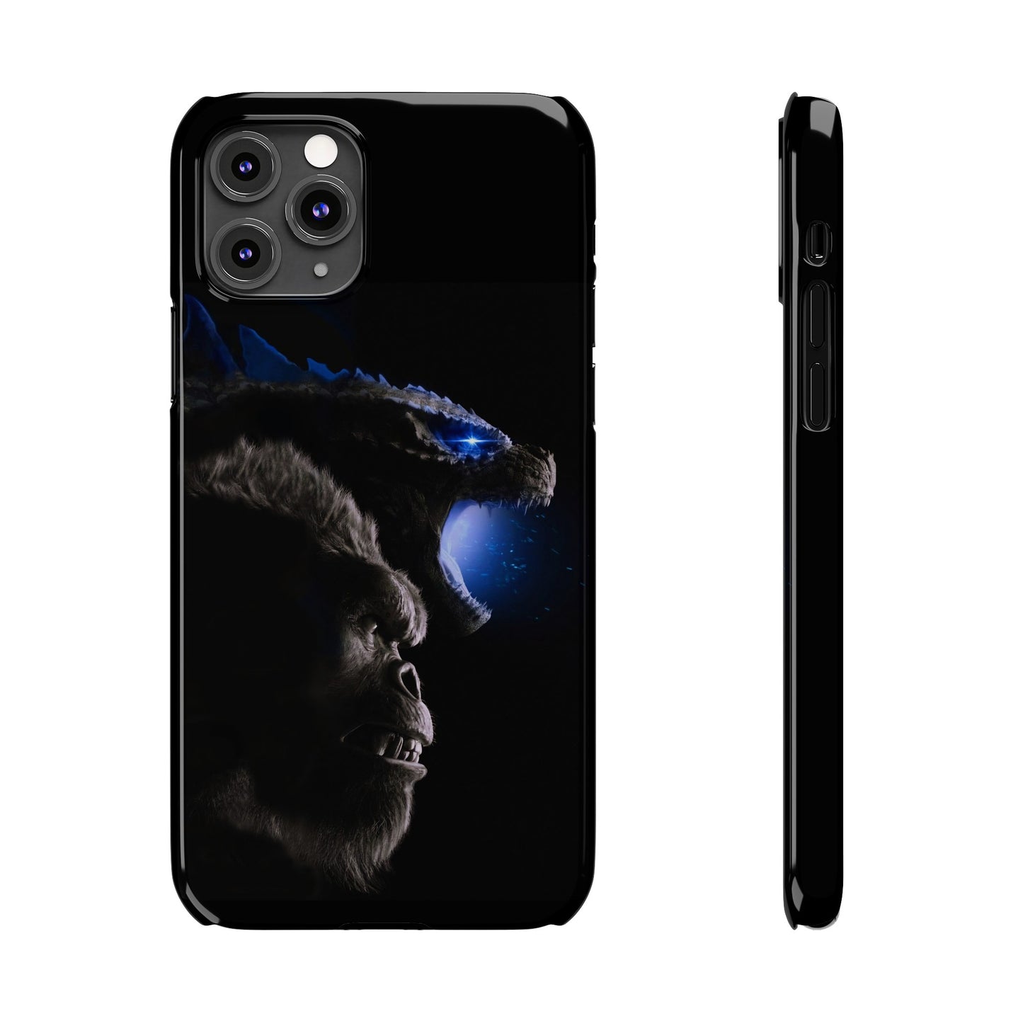 Godzilla x Kong New Age iPhone Cases: Unleash the Titans (Blue Edition)