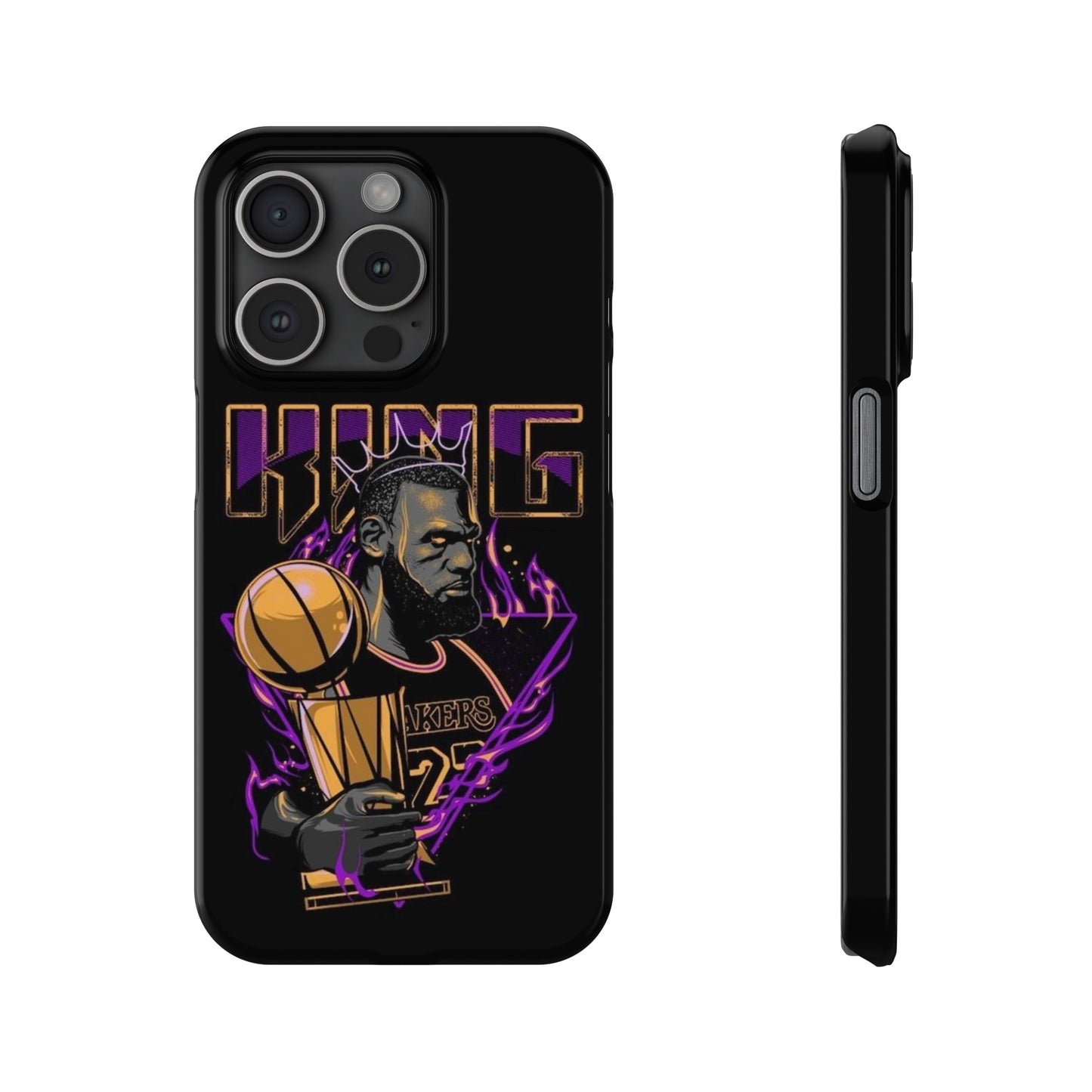 LeBron James is The King Iphone 15, 14, 13, 12, 11 Cases