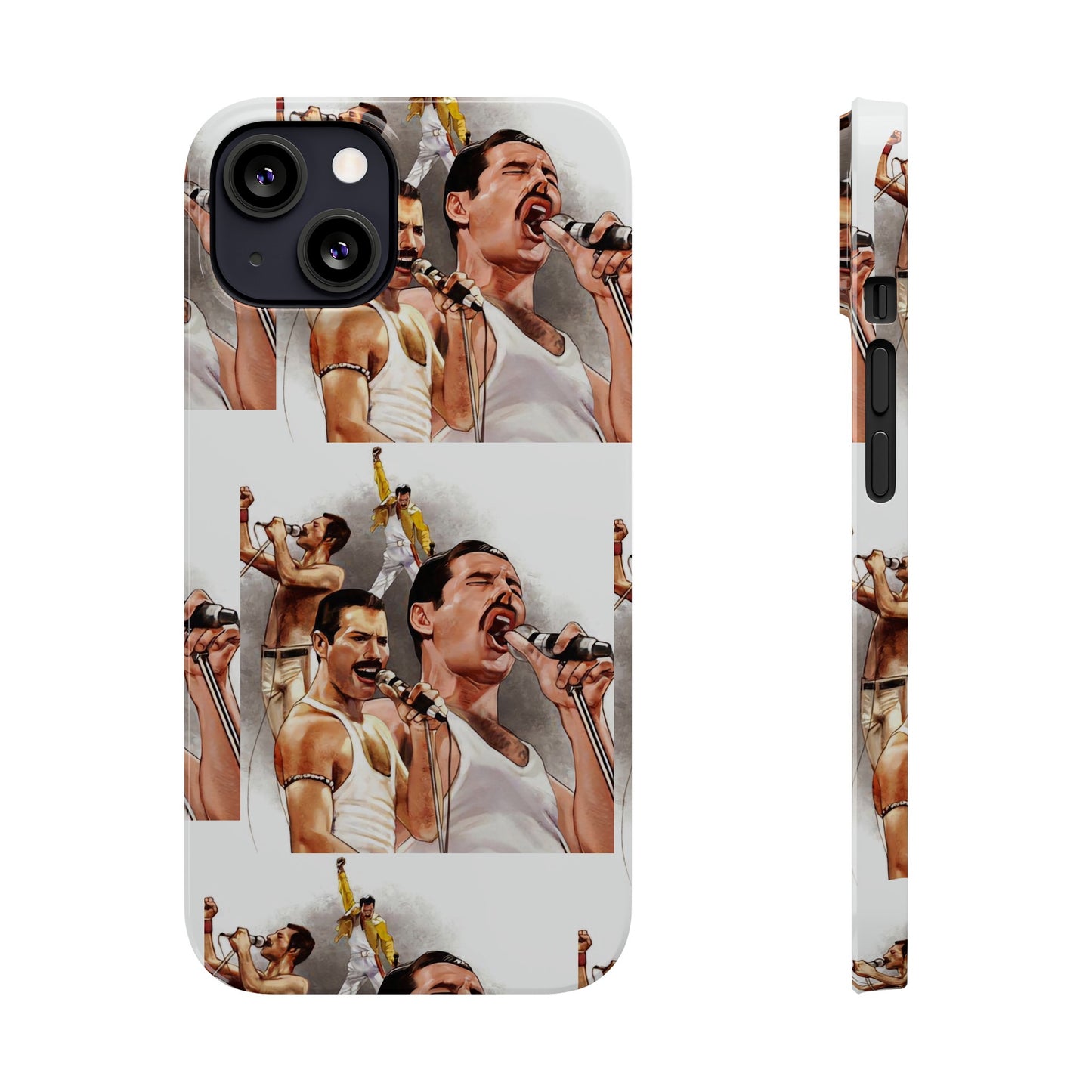 Freddie Mercury, Live, Queen, Iphone 15, 14, 13, 12 Cases