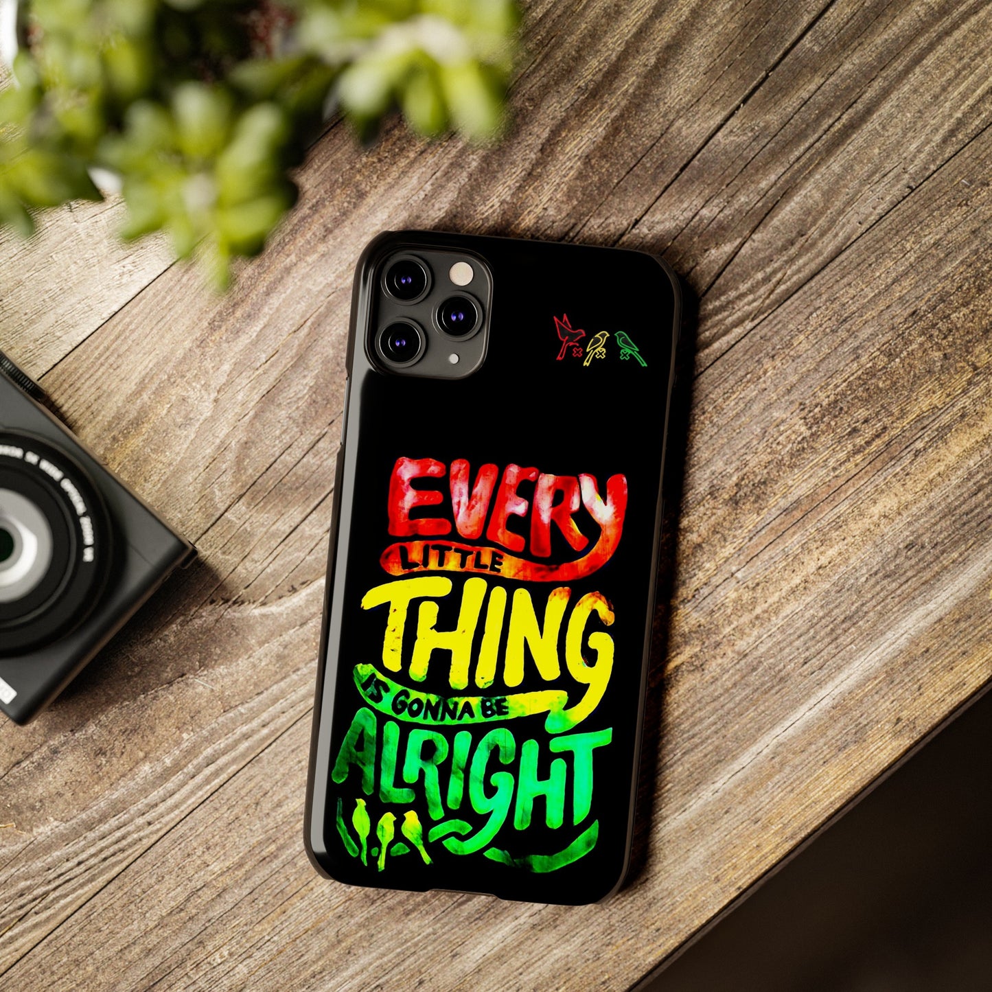 3 Little Birds - Bob Marley iPhone Cover: Peace and Protection
