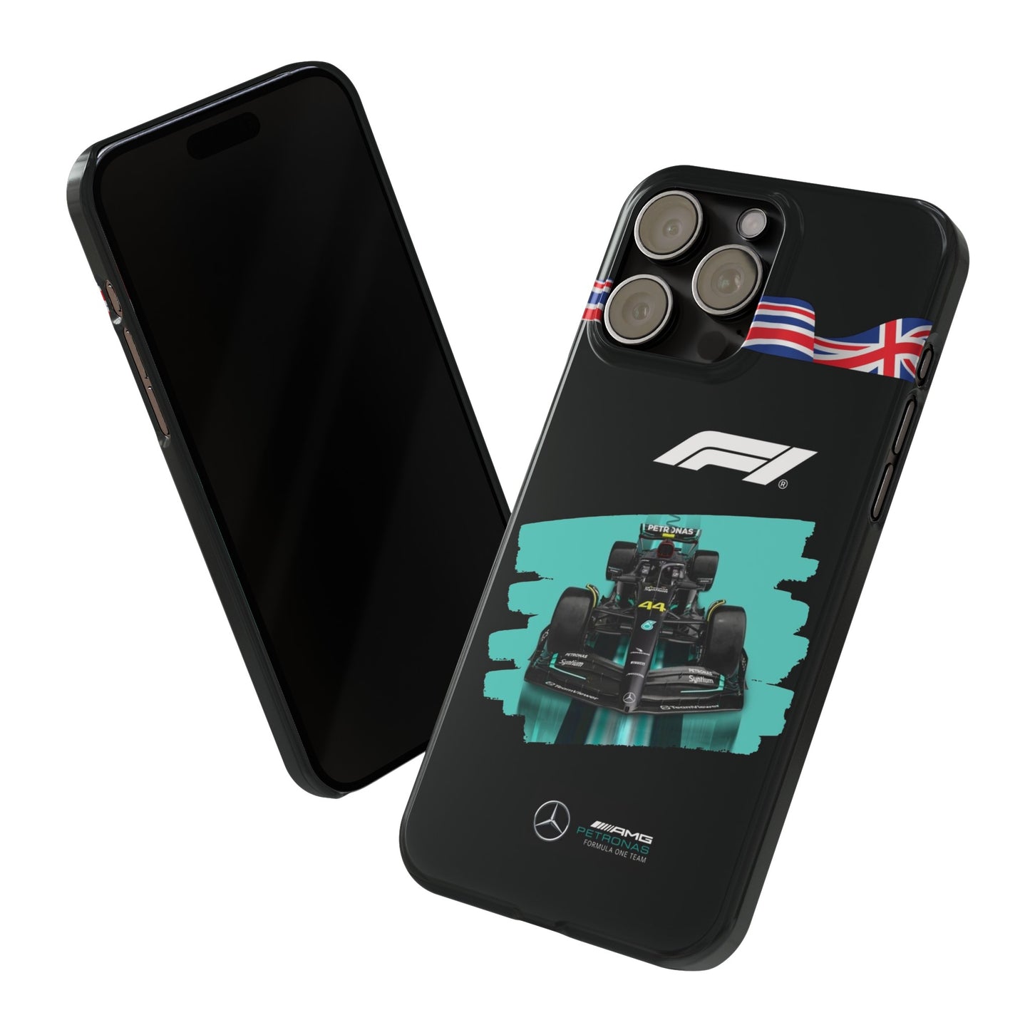F1 Mercedes Black Edition Iphone Cases