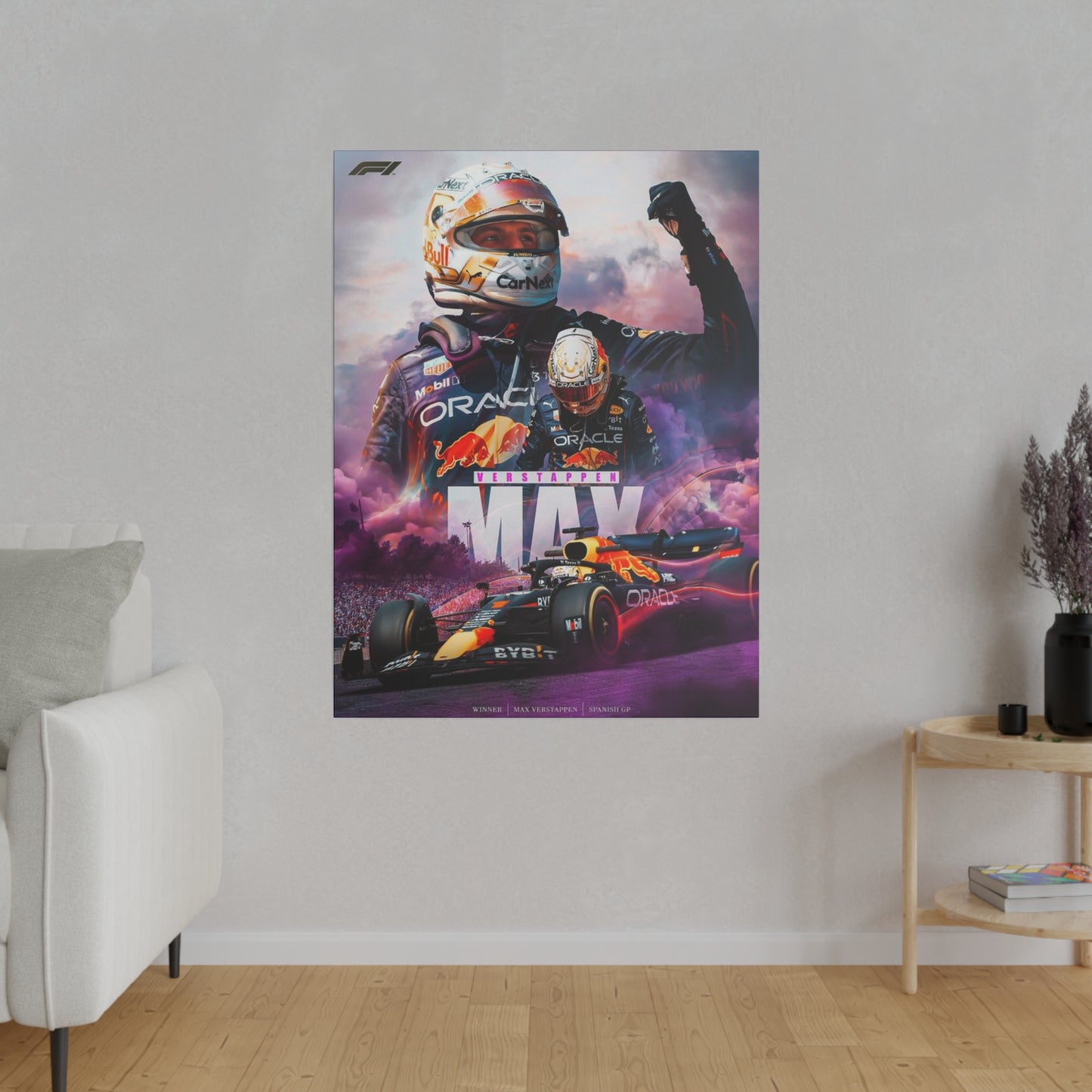 Max Verstappen: Redbull GP Spain Victory Canvas