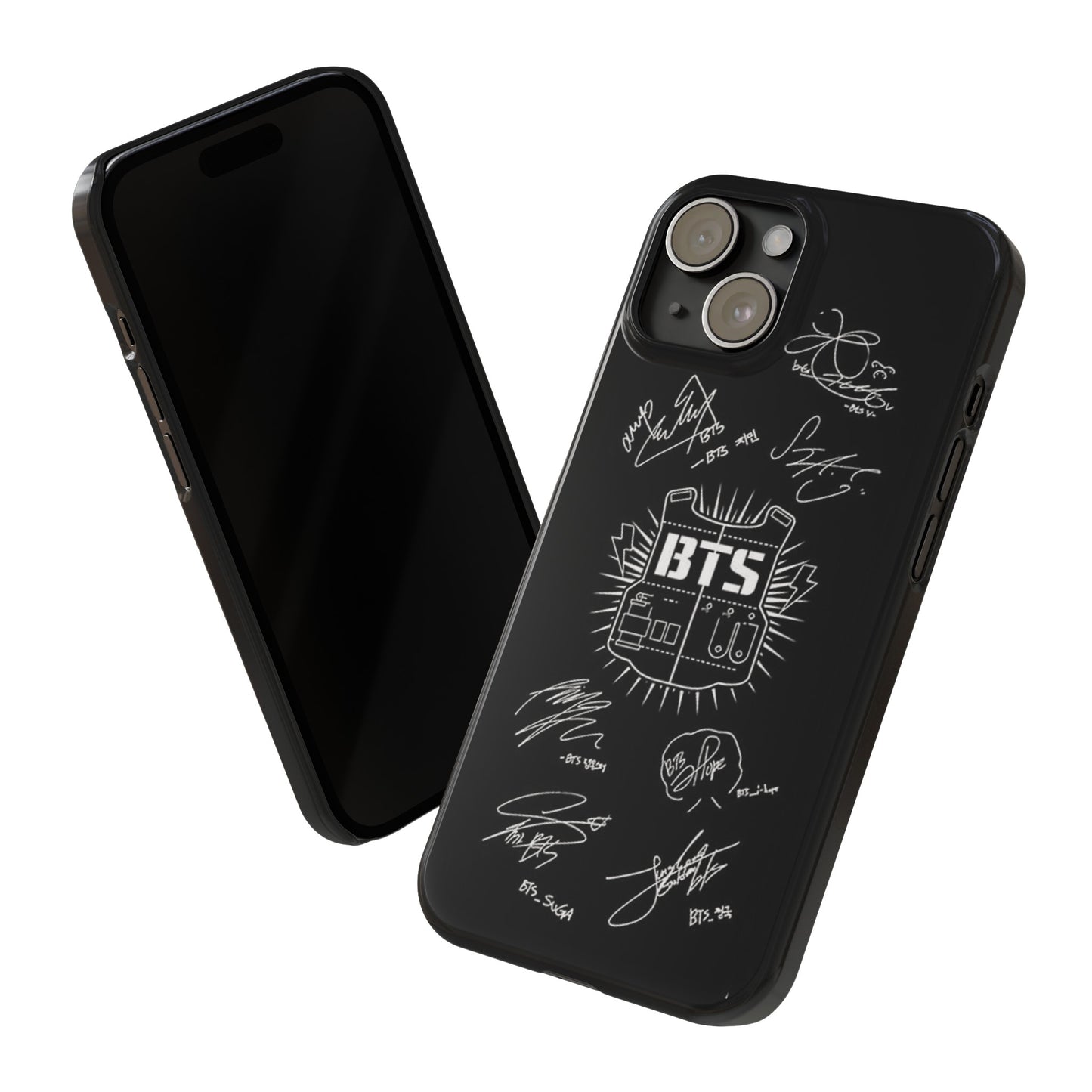 BTS Signature IPhone 15, 14, 13, 12 Cases
