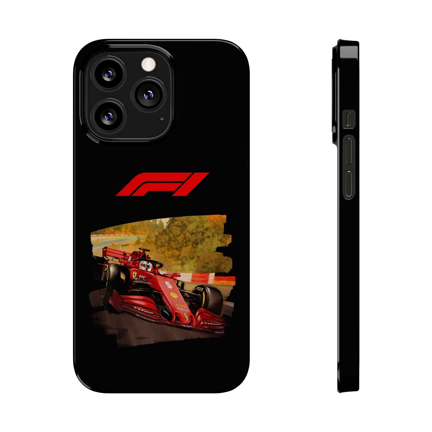 F1 Ferrari's power Iphone 15, 14, 13, 12, 11 Cases