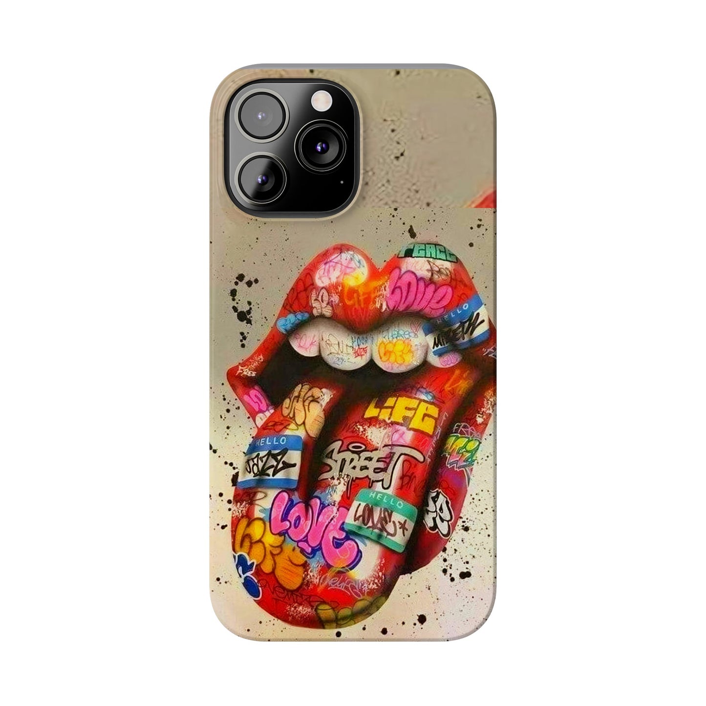 Rolling Stones Tongue Logo Iphone 15, 14, 13, 12 Cases
