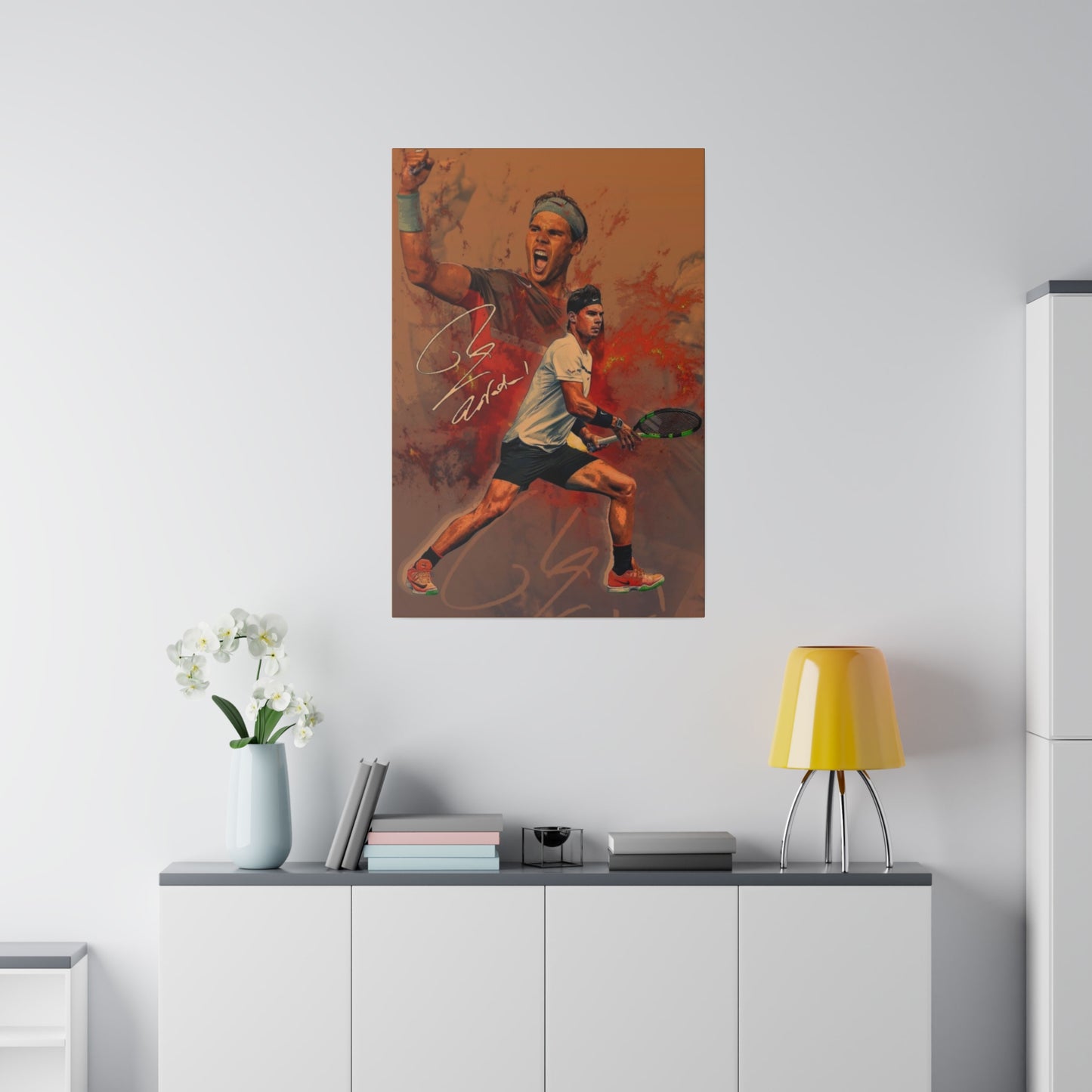 Tennis Legend Nadal: Game, Set and Match Canvas