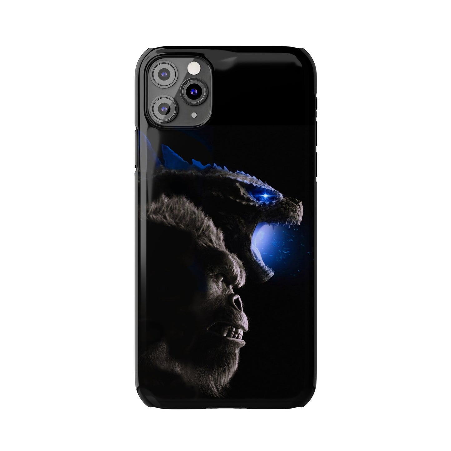 Godzilla x Kong New Age iPhone Cases: Unleash the Titans (Blue Edition)