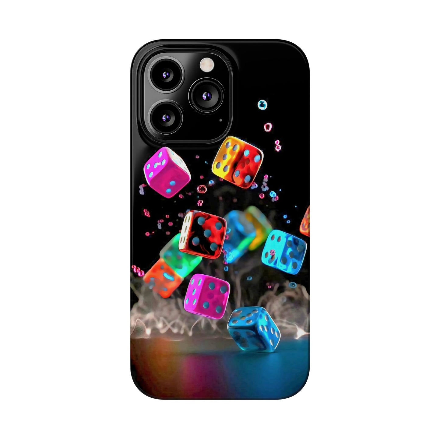 Falling Colorful Cubes, Iphone 15, 14, 13, 12 Cases