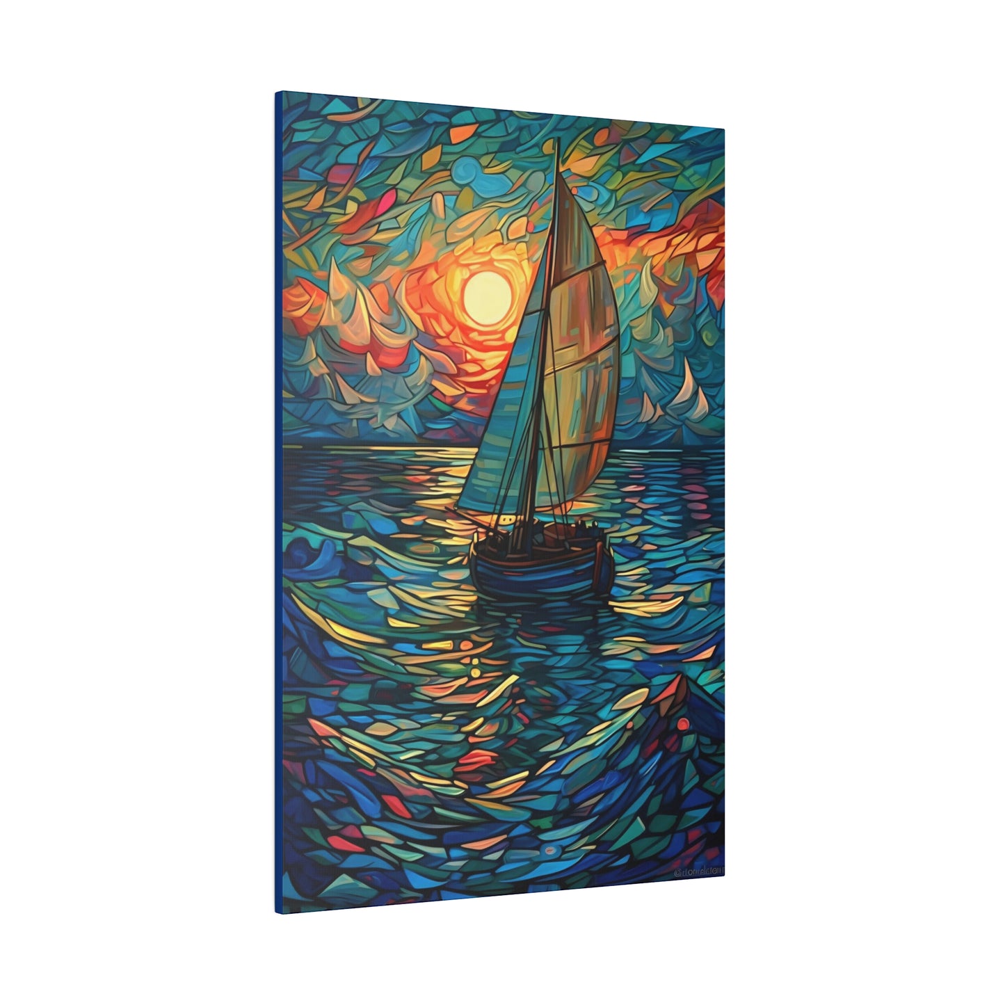 Ship on the Sea: Nautical Wall Art - Canvas