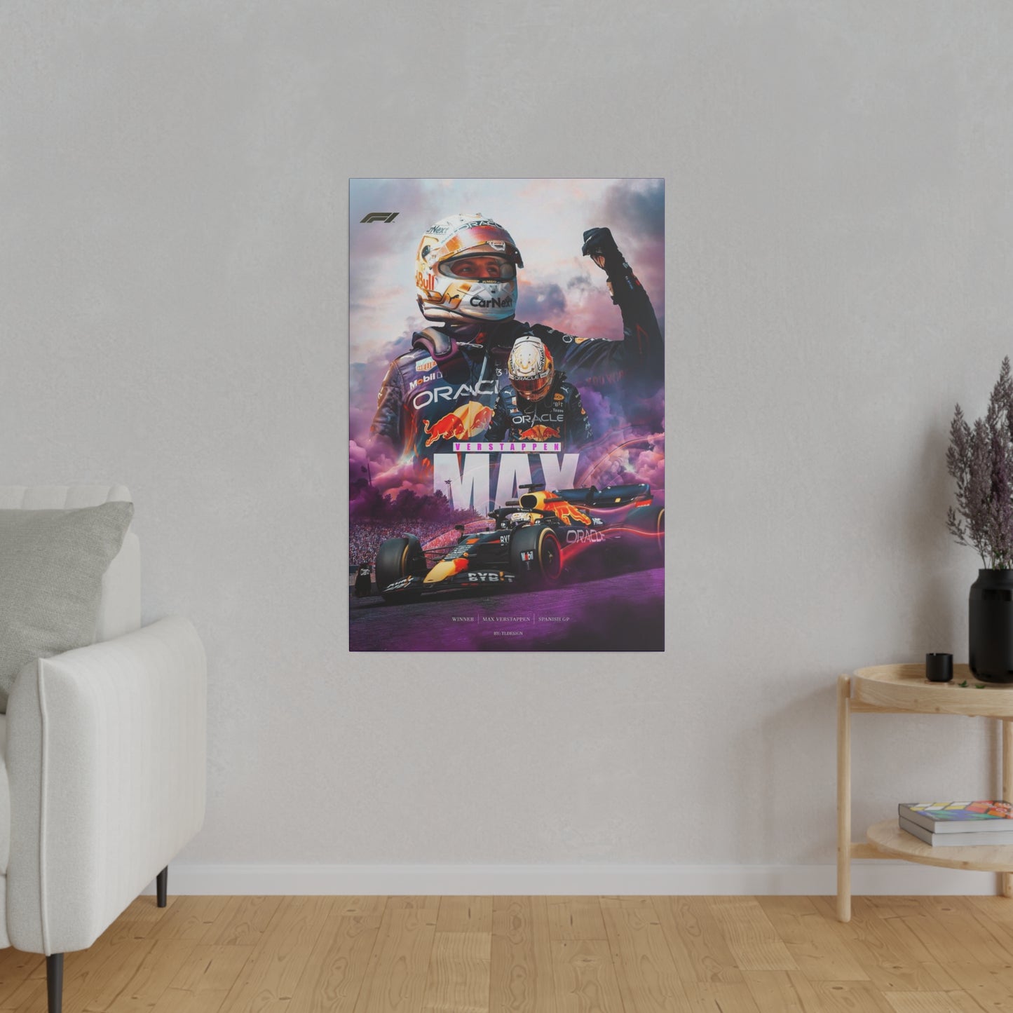 Max Verstappen: Redbull GP Spain Victory Canvas