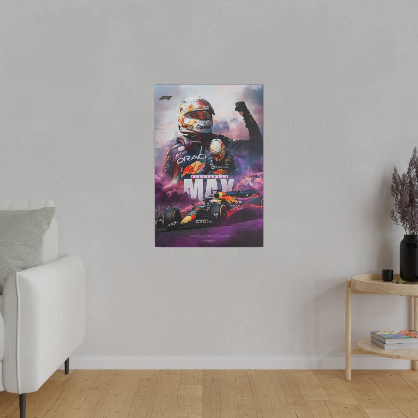 Max Verstappen: Redbull GP Spain Victory Canvas