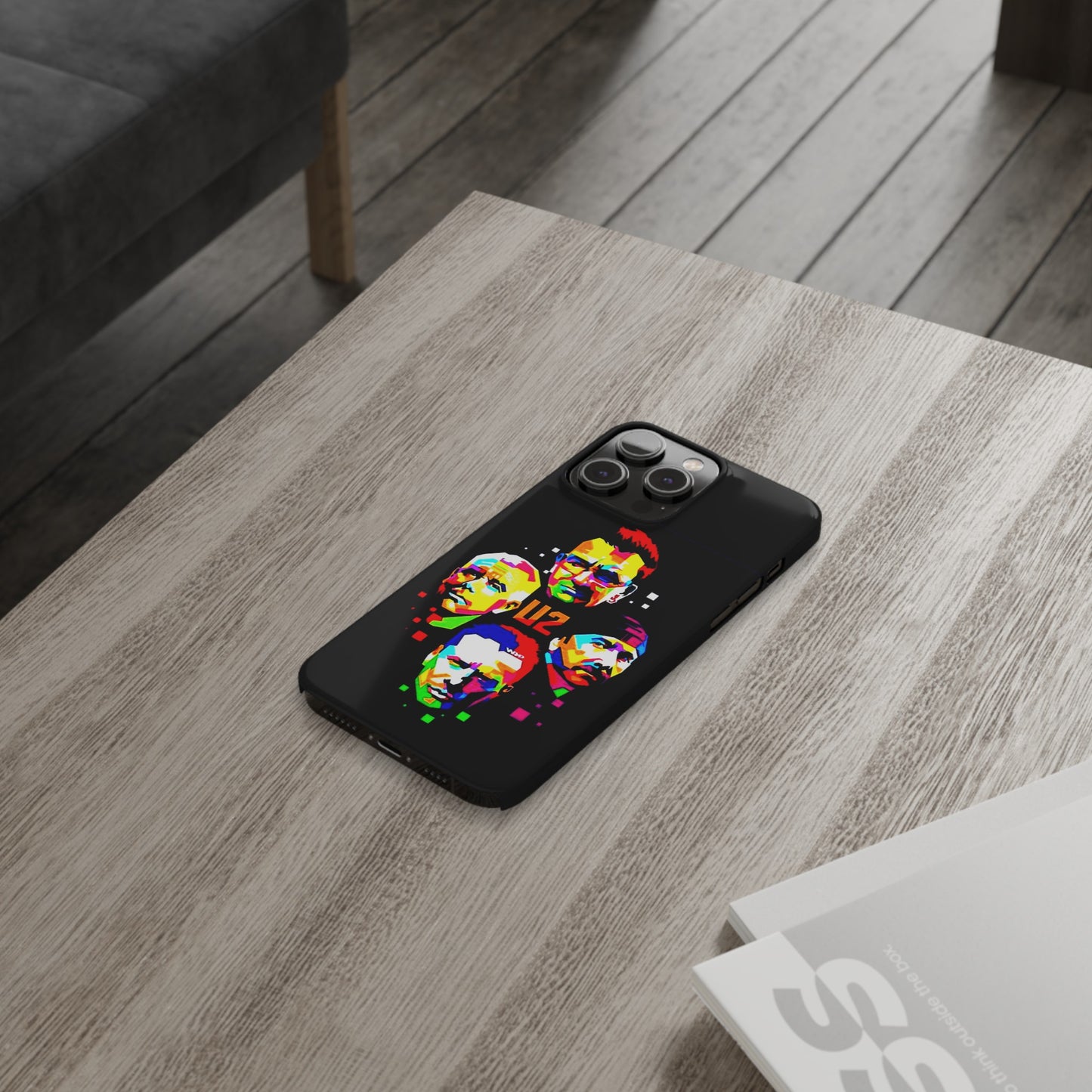 U2 IPhone 15, 14, 13, 12 Cases - Art Design