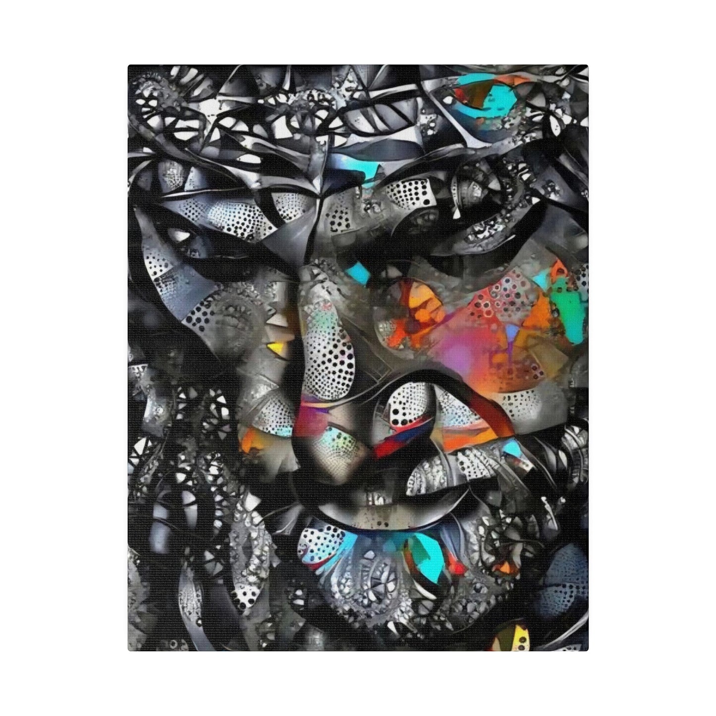 Jesus with Thorn Crown: Sacred Wall Art - Canvas