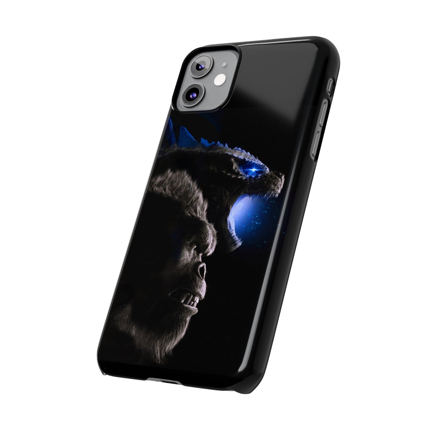 Godzilla x Kong New Age iPhone Cases: Unleash the Titans (Blue Edition)