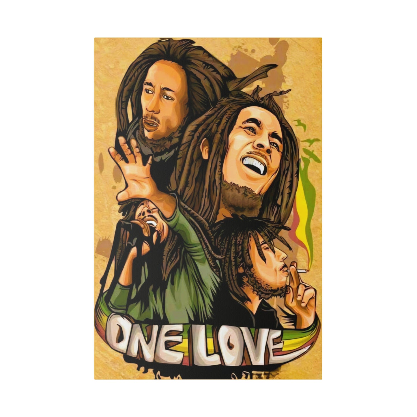 Bob Marley, One Love - Canvas