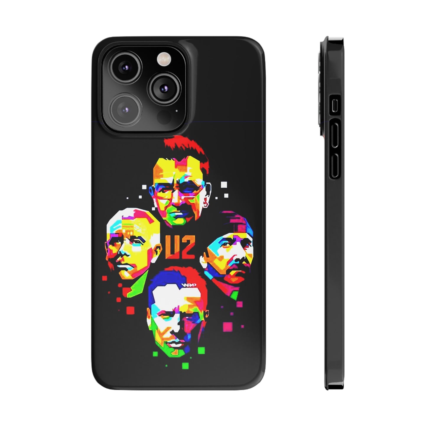 U2 IPhone 15, 14, 13, 12 Cases - Art Design