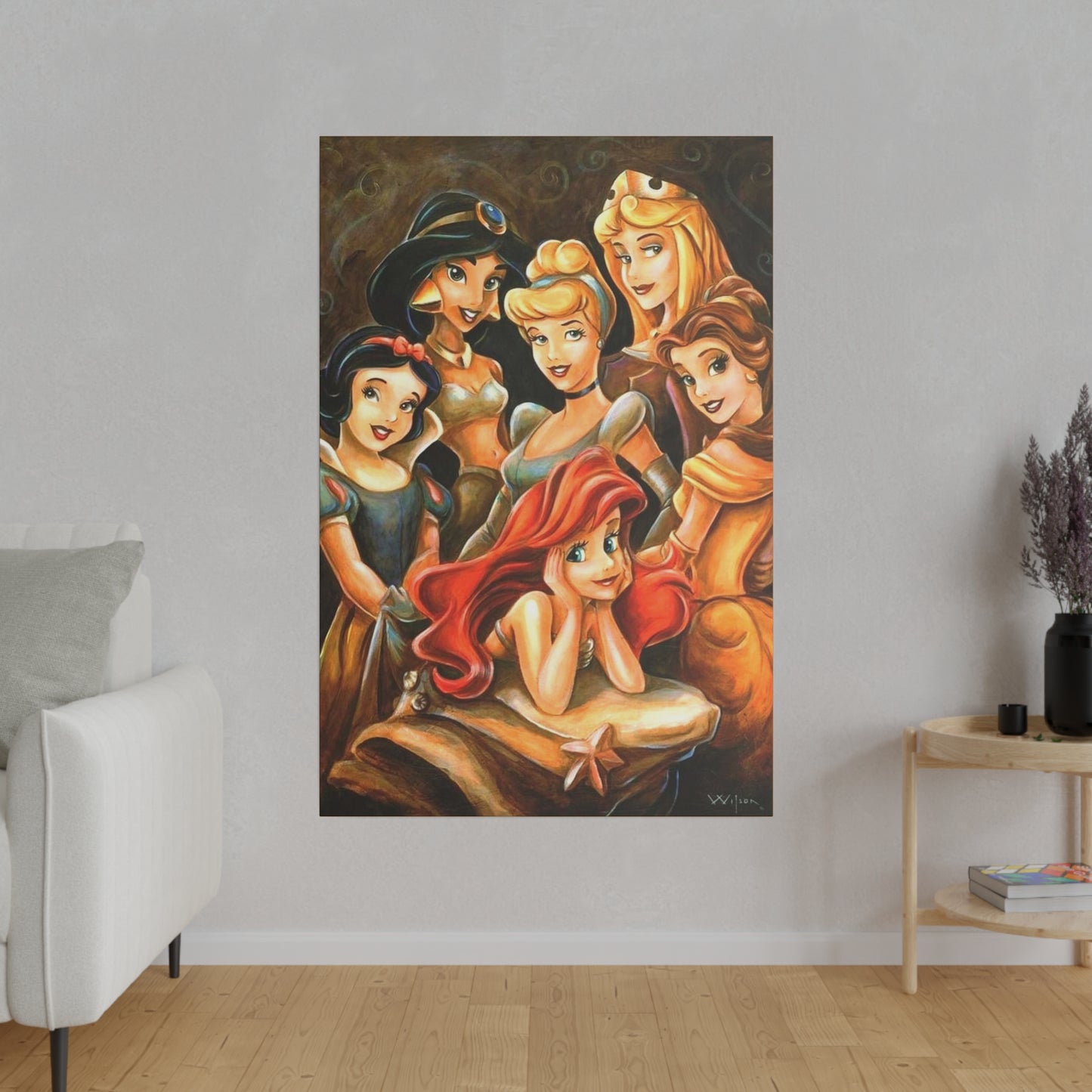 Ladies of Walt Disney: Enchanting Princesses Collection - Canvas